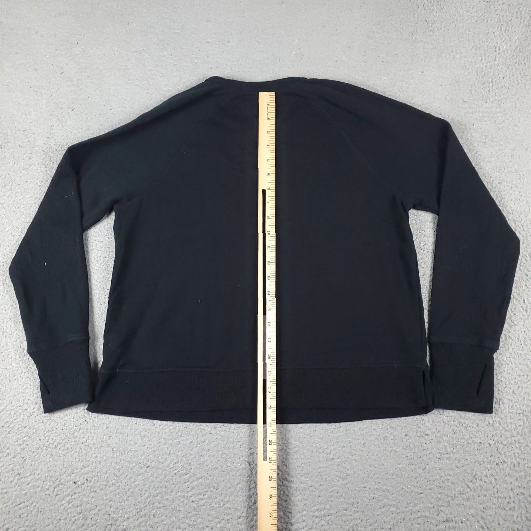 Tommy Hilfiger Tommy Hilfiger Pullover Sweater Womens Large Black Long Sleeve Crew Neck Cotton Blend Size L / US 10 / IT 46 - 6 Thumbnail