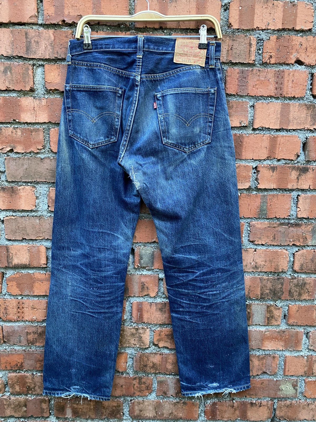 Levi's Vintage Clothing W31x29.5 Vintage levi's 501xx redline distressed repaired Size US 31 - 2 Thumbnail