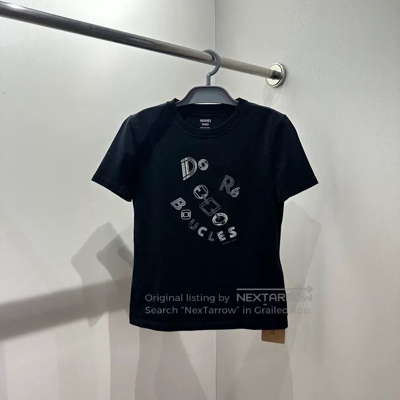 Hermes Hermes Melody Letter Crewneck Short Sleeve Size XS / US 0-2 / IT 36-38 - 1 Thumbnail
