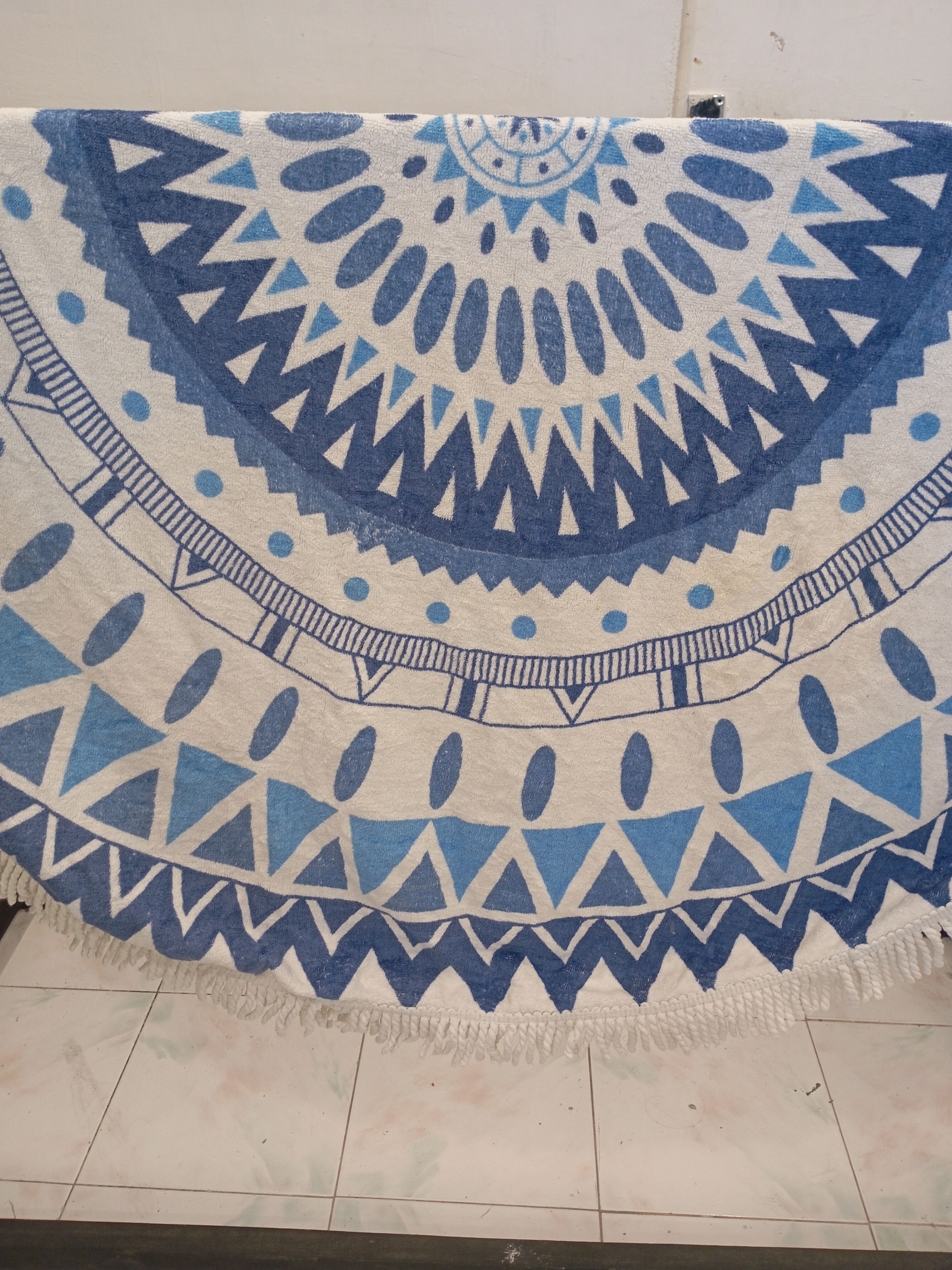 Native Native Navajo round tablecloth home decor round beach towel Size ONE SIZE - 5 Thumbnail