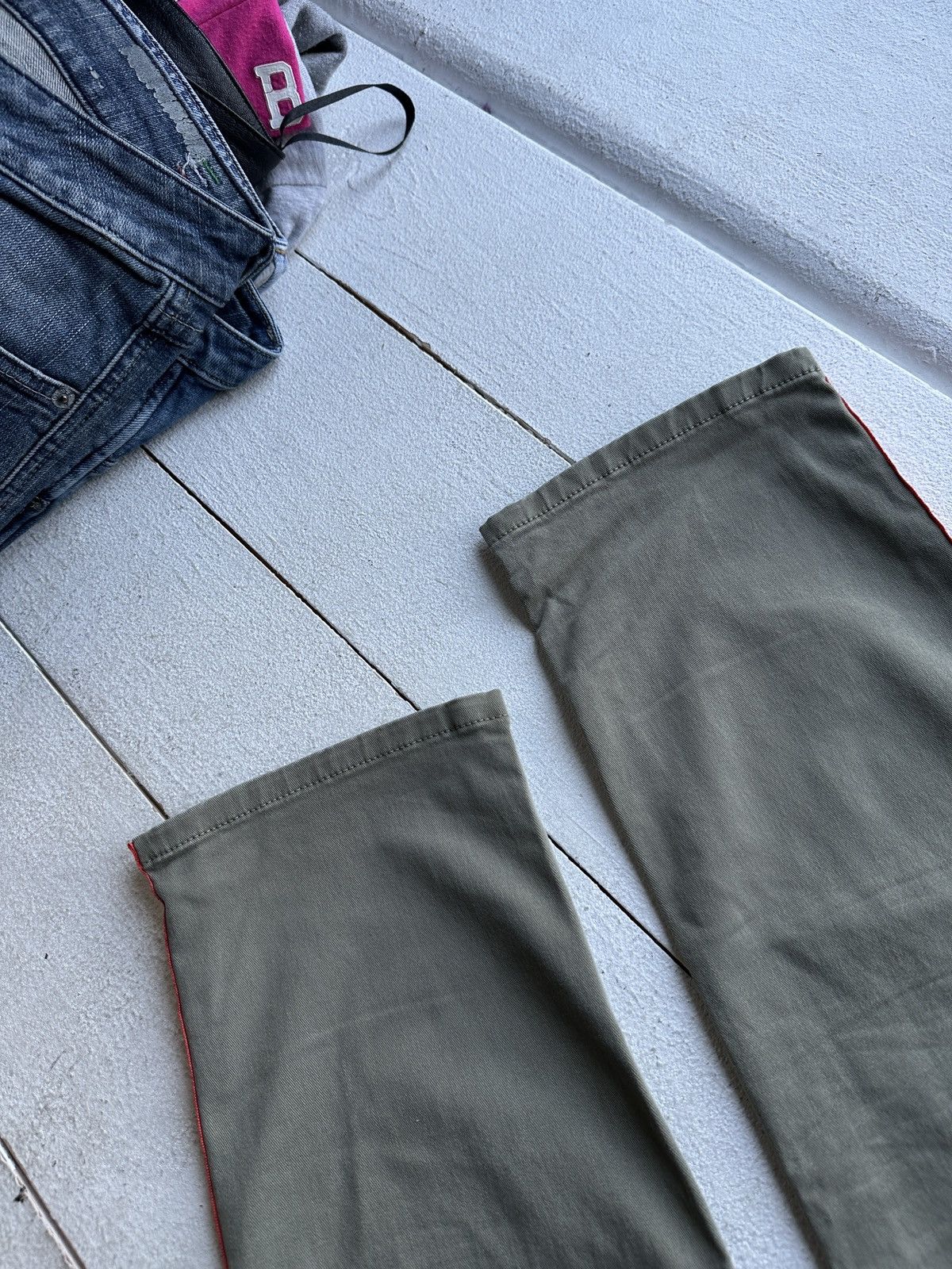 Frame 🚨RARE FRAME PANTS GREEN Pants luxury Y2K WOMEN Size 26" / US 2 / IT 38 - 12 Thumbnail