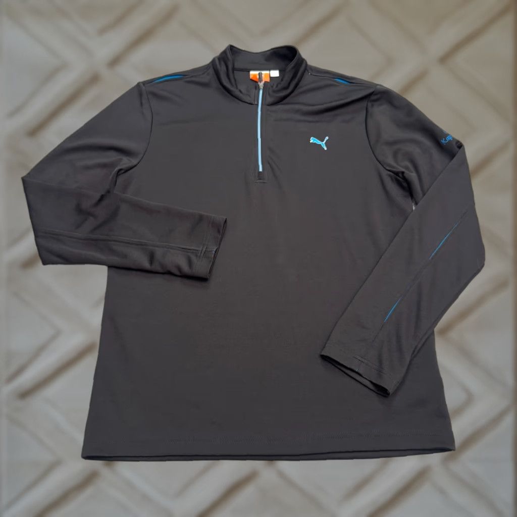 Puma Puma Golf 1/4 Zip Pullover Kapalua Jacket Womens Small Black Activewear Sports Shirt Size S / US 4 / IT 40 - 1 Thumbnail