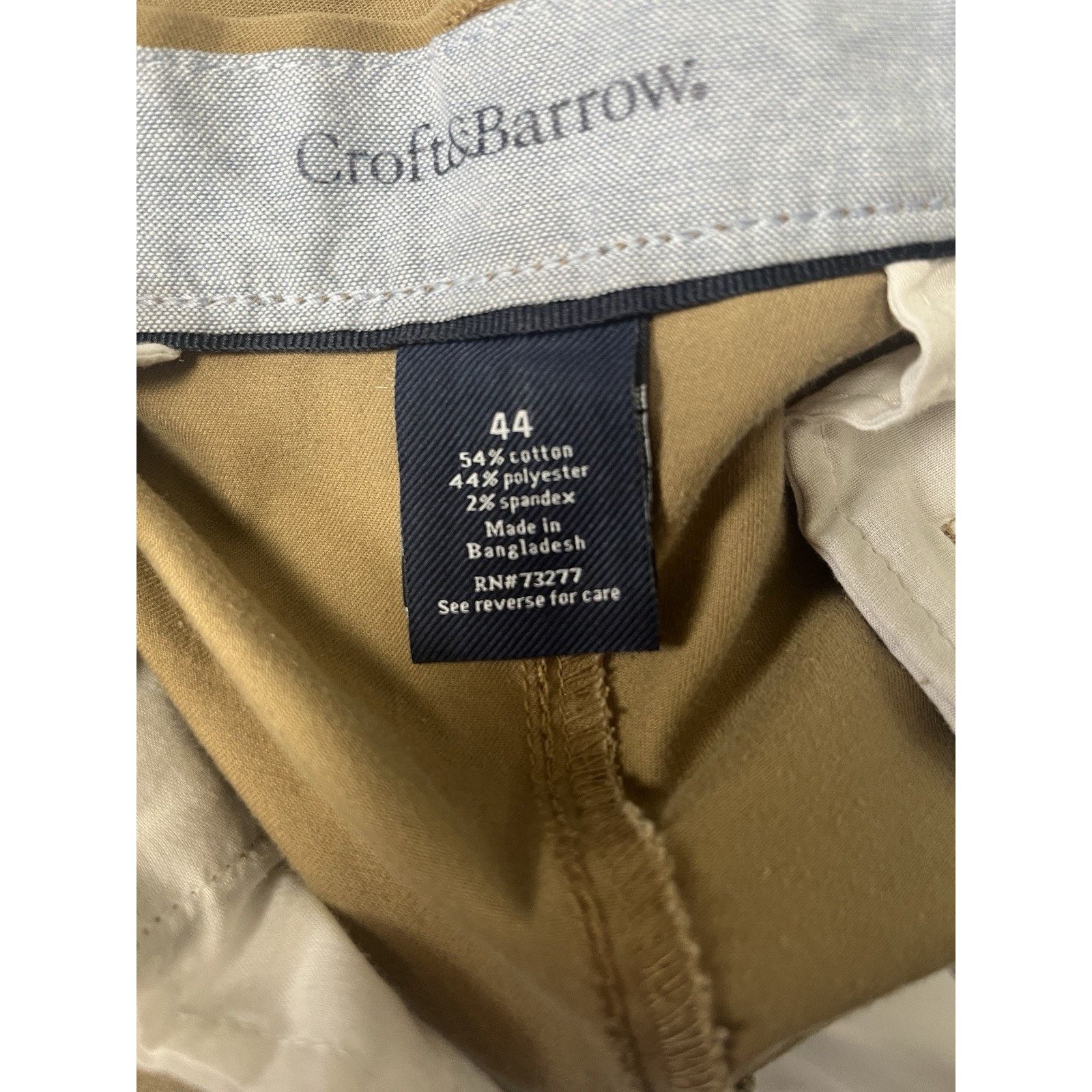 Croft & Barrow Croft & Barrow Shorts Men's Sz 44 Tan Chino Size US 44 / EU 60 - 6 Thumbnail