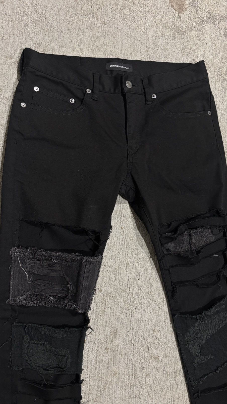 Undercover Undercover SS2023 Hard Distressed Denim Size US 31 - 2 Thumbnail