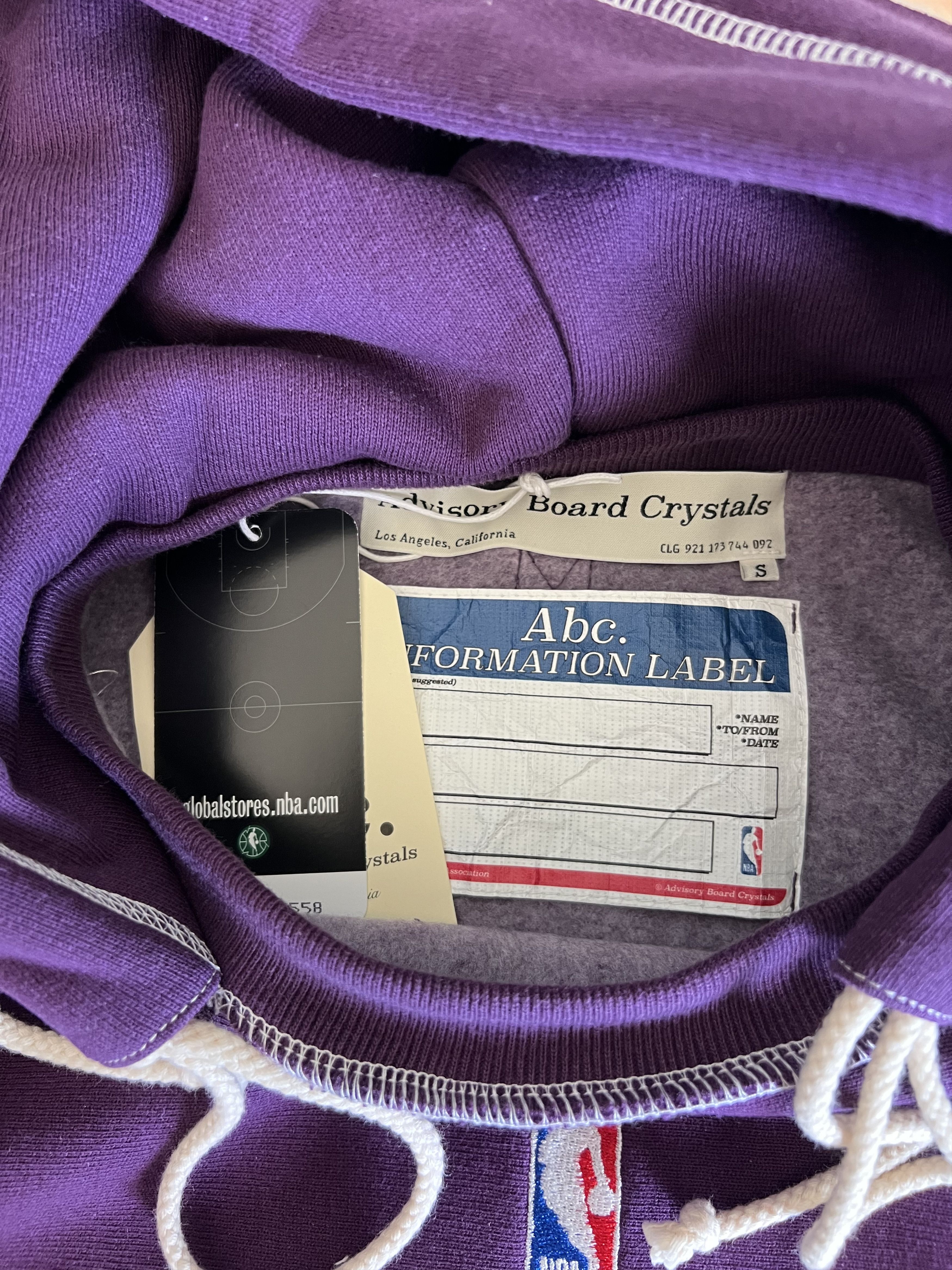 Advisory Board Crystals × NBA Advisory Board Crystals NBA Fantasies Hoodie in Purple Size US S / EU 44-46 / 1 - 8 Thumbnail
