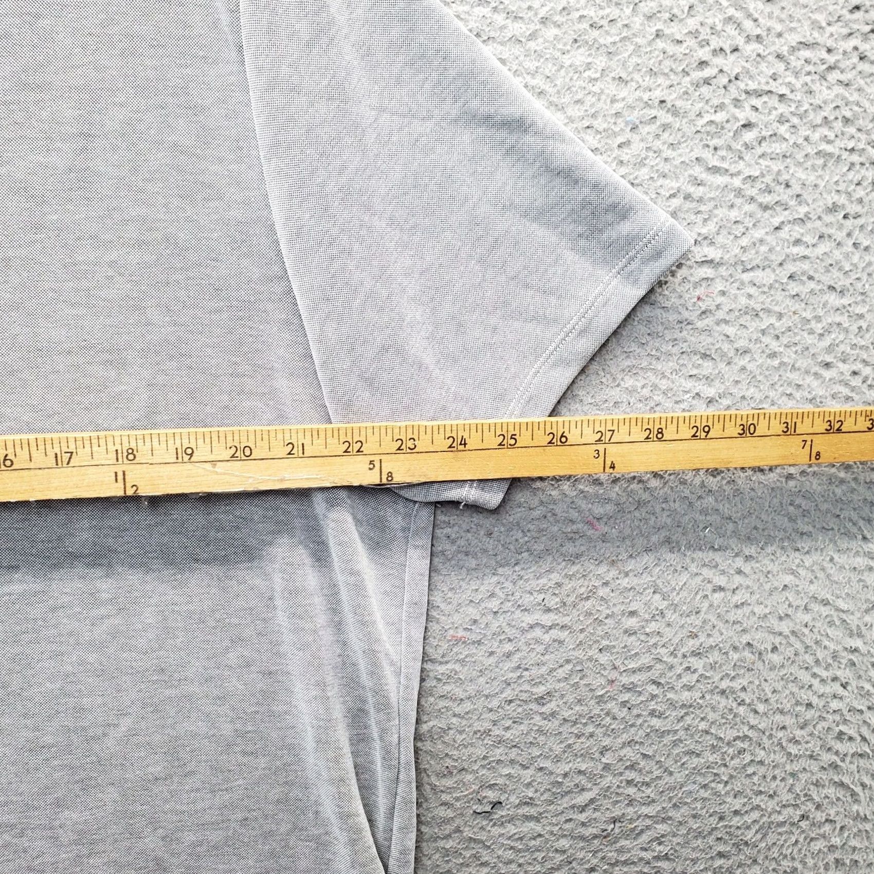 Tommy Bahama Tommy Bahama Polo Shirt Mens XL Gray Tencel Blend Short-Sleeve Collared Side Slit Polo Shirt XL Mens Gray Size US XL / EU 56 / 4 - 4 Thumbnail