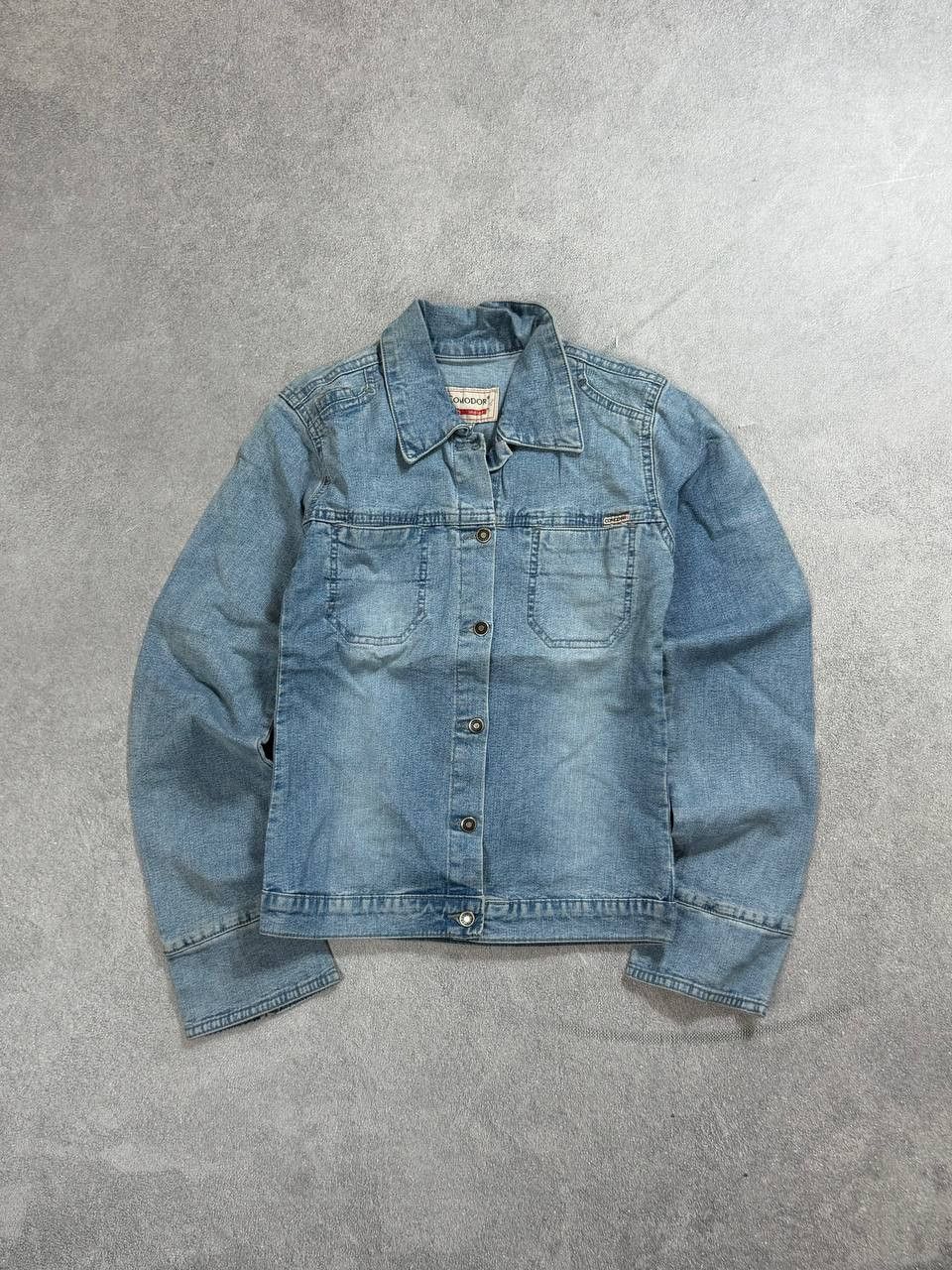 Japanese Brand vintage 90s distressed denim trucker jacket avant-garde Y2K Size US S / EU 44-46 / 1 - 1 Thumbnail