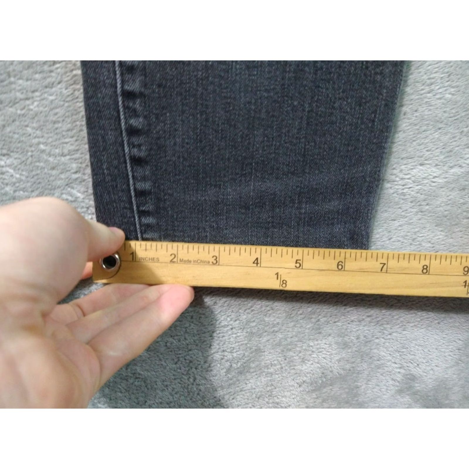 American Eagle Outfitters American Eagle Jeans Mens 38x30 Airflex Slim Mid Rise Dark Wash Black Denim Size US 38 / EU 54 - 6 Thumbnail