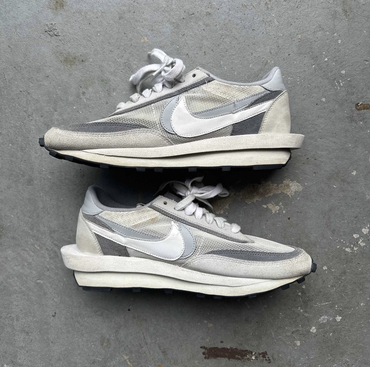 Nike × Sacai sacai x Nike LDWaffle 'White Nylon' Size US 11 / EU 44 - 2 Thumbnail