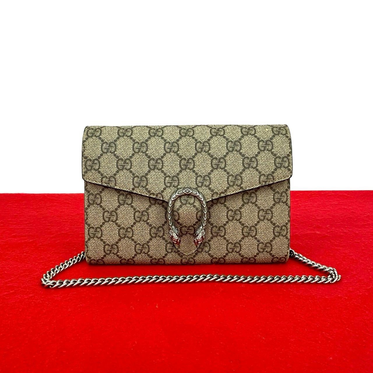 Gucci Gucci Gucci Dionysus GG Supreme Leather 2way Shoulder Bag Leather Shoulder Bag DUTY FREE for USA Size ONE SIZE - 1 Thumbnail
