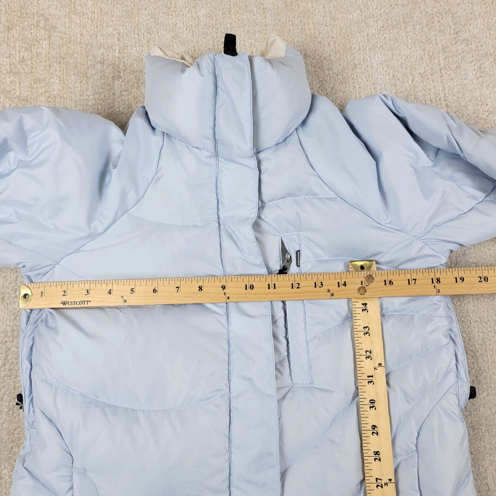 Vintage Columbia Down Puffer Jacket Womens S Blue Full Zip Quilted Packable 650 Insulated Lightweight Size S / US 4 / IT 40 - 5 Thumbnail