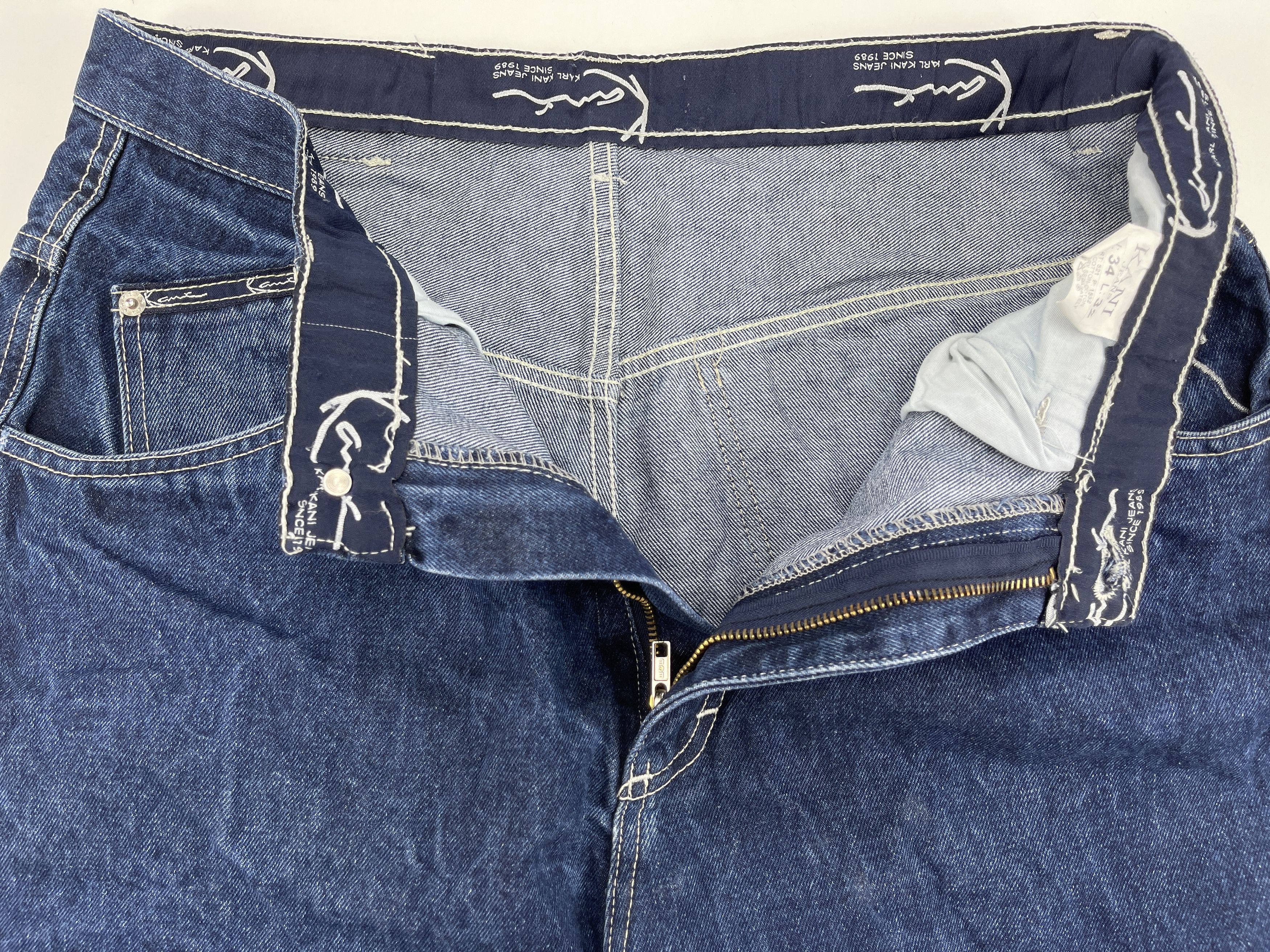 Karl Kani KARL KANI jeans, baggy, vintage Kani jeans, 90s hip hop W 34 Size US 34 / EU 50 - 13 Thumbnail