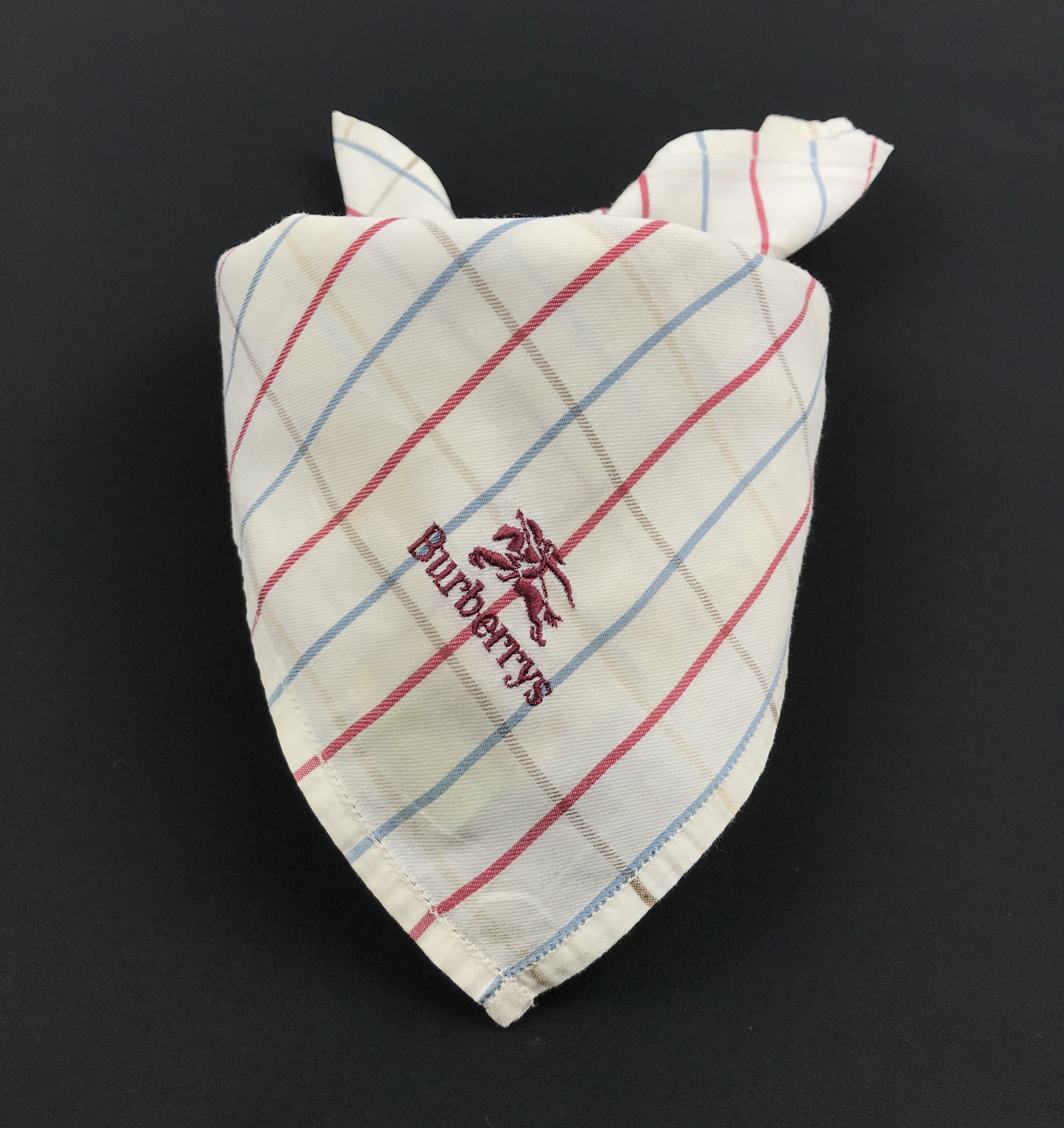 Burberry × Vintage Vintage Burberry Bandana Neckerchief Handkerchief Size ONE SIZE - 4 Thumbnail