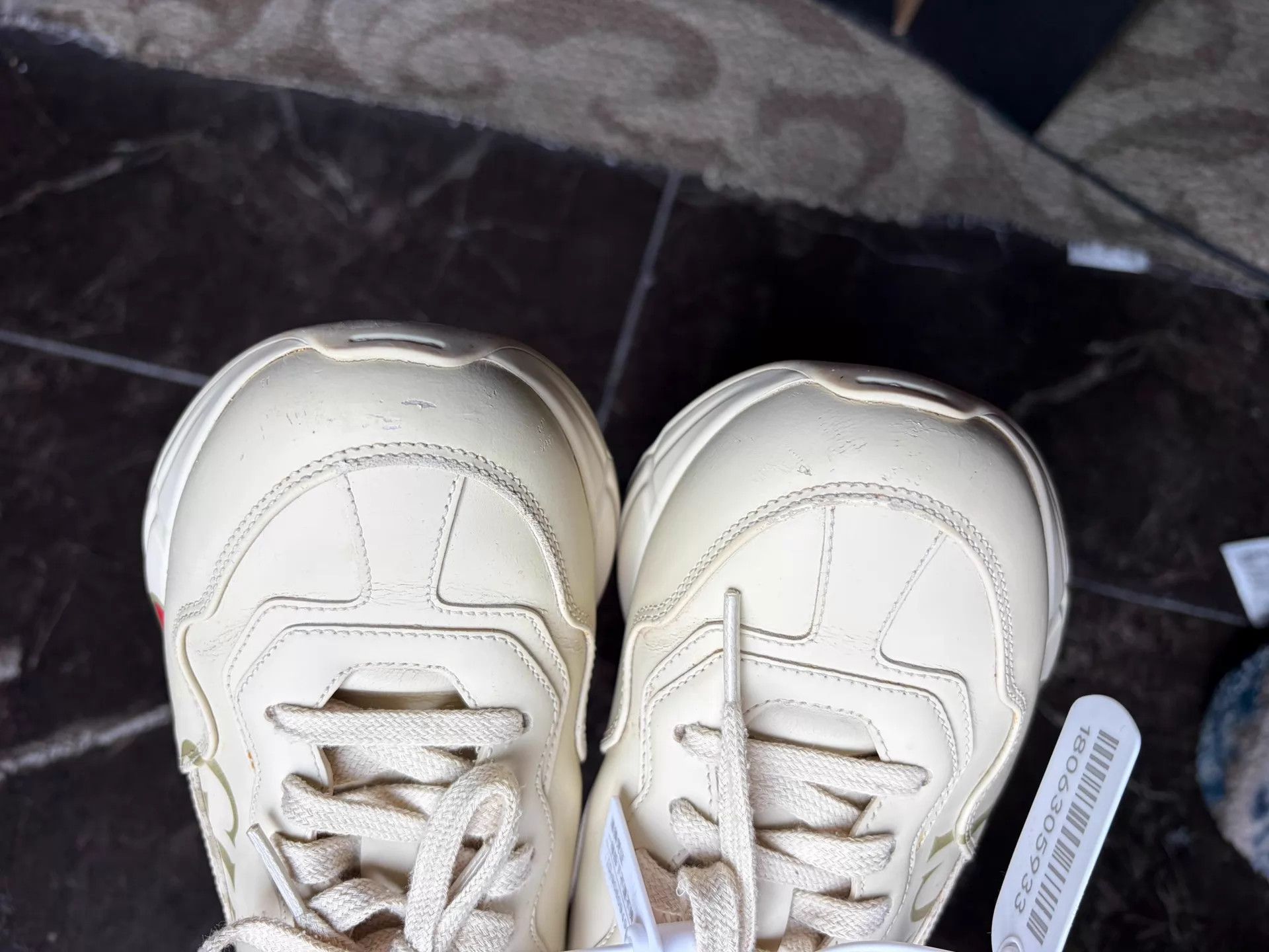 Gucci Gucci Belted Dad Shoe Ivory 36.5 Size US 6 / IT 36 - 7 Thumbnail
