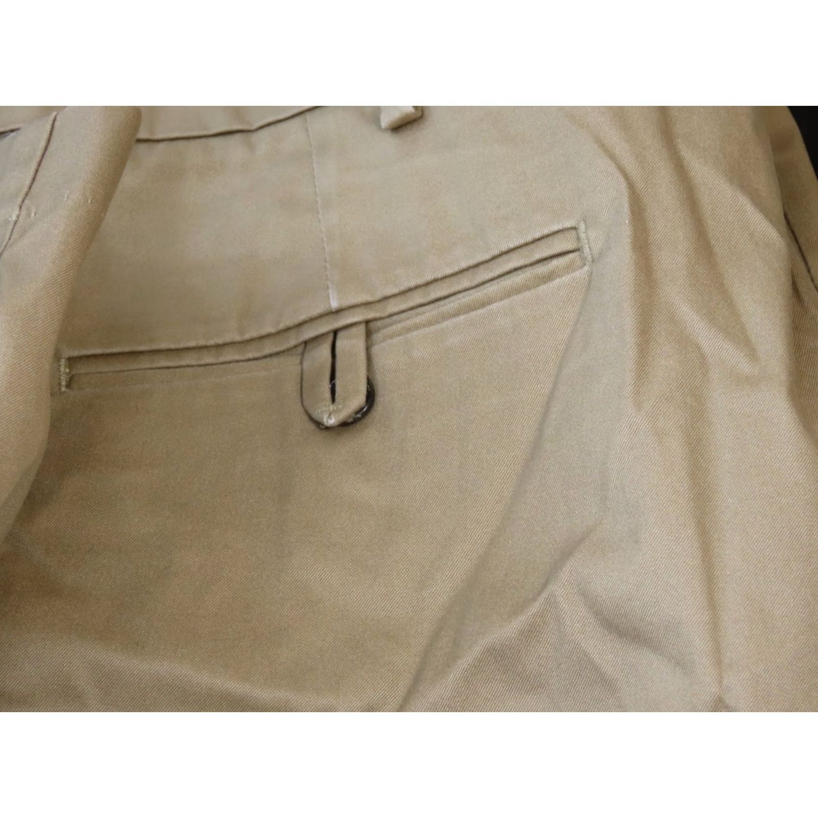 Dockers DOCKERS Pants Classic Fit 2 Pair Beige Tan Khaki 40x32 Straight Belt Loops Pockets Cotton Blend Regular Mens Size US 40 / EU 56 - 4 Thumbnail