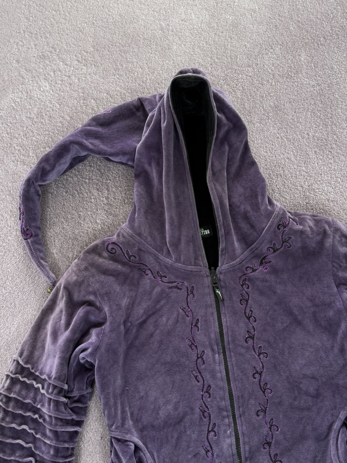 Japanese Brand Avant-Garde Elf Patchwork Zip Hoodie Nepal Japan Style Y2k Size US M / EU 48-50 / 2 - 6 Thumbnail