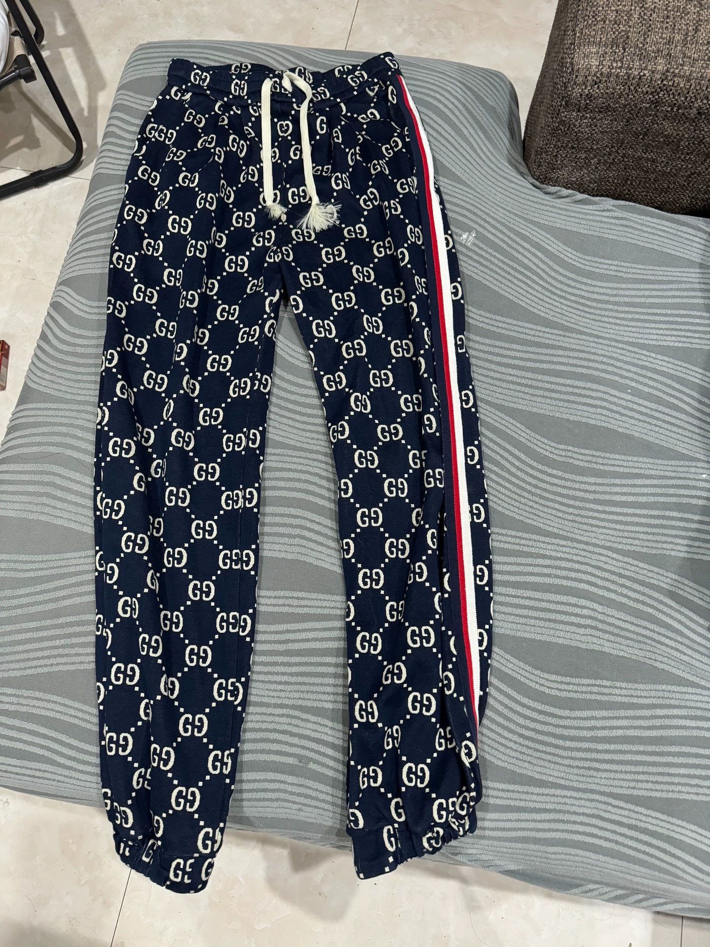 Gucci Gucci GG Monogram Trousers Size 25" / US 0 / IT 36 - 1 Thumbnail