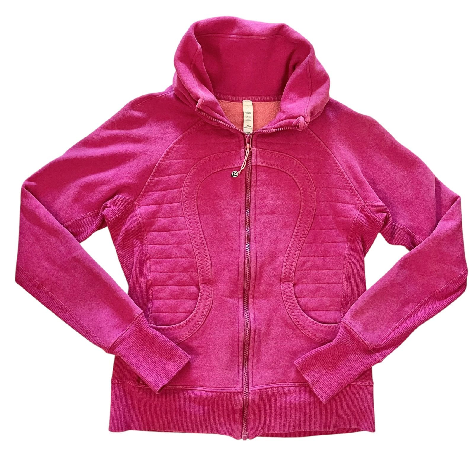 Lululemon Lululemon Calm & Cozy Raspberry / Guava Lava Jacket Size 6 Size M / US 6-8 / IT 42-44 - 1 Thumbnail