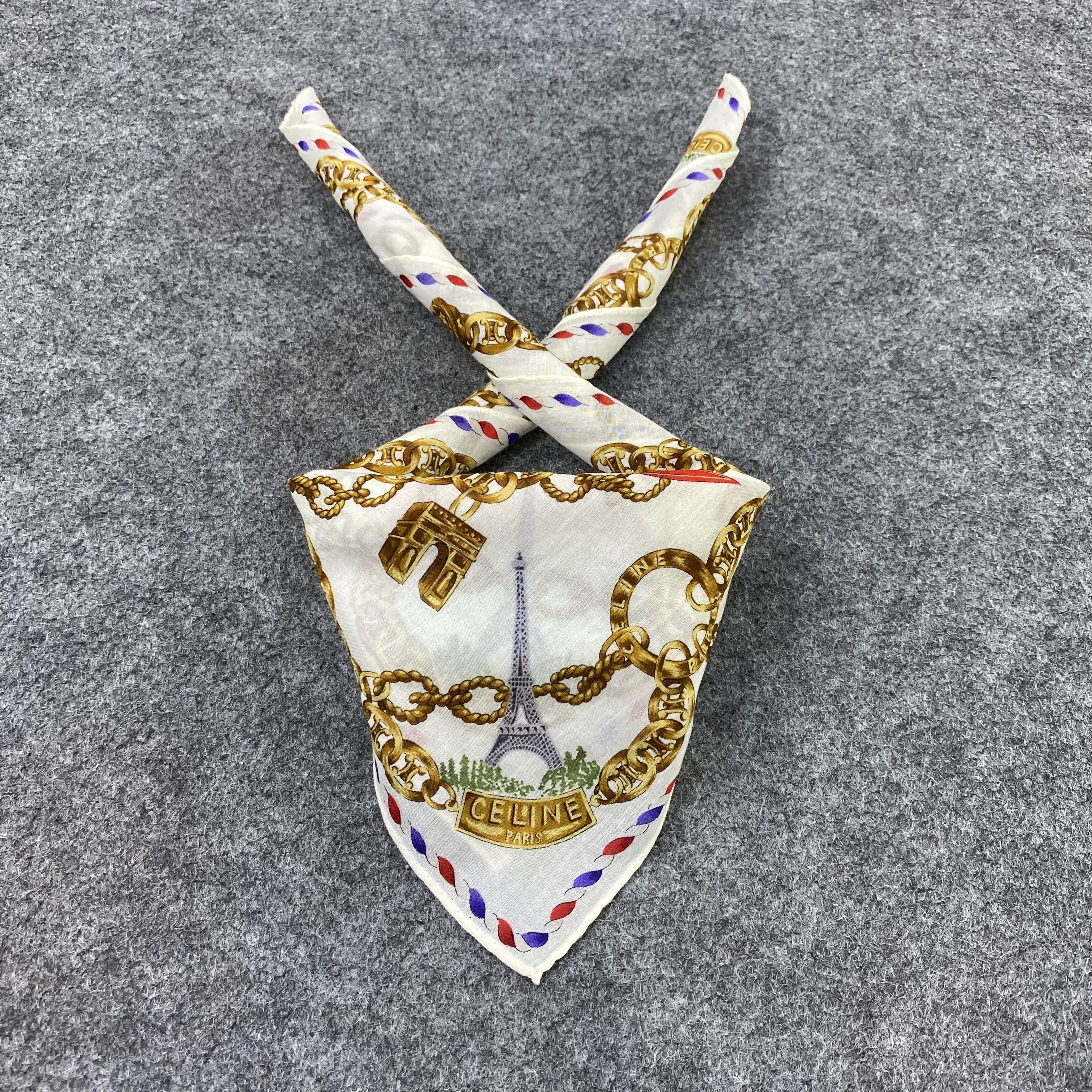 Celine Celine Handkerchief Neckerchief Bandana-B1815 Size ONE SIZE - 2 Thumbnail