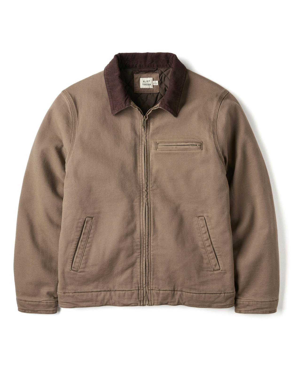 Flint And Tinder Flint and Tinder Mason Canvas Work Jacket Washed Earth L Size US L / EU 52-54 / 3 - 1 Thumbnail