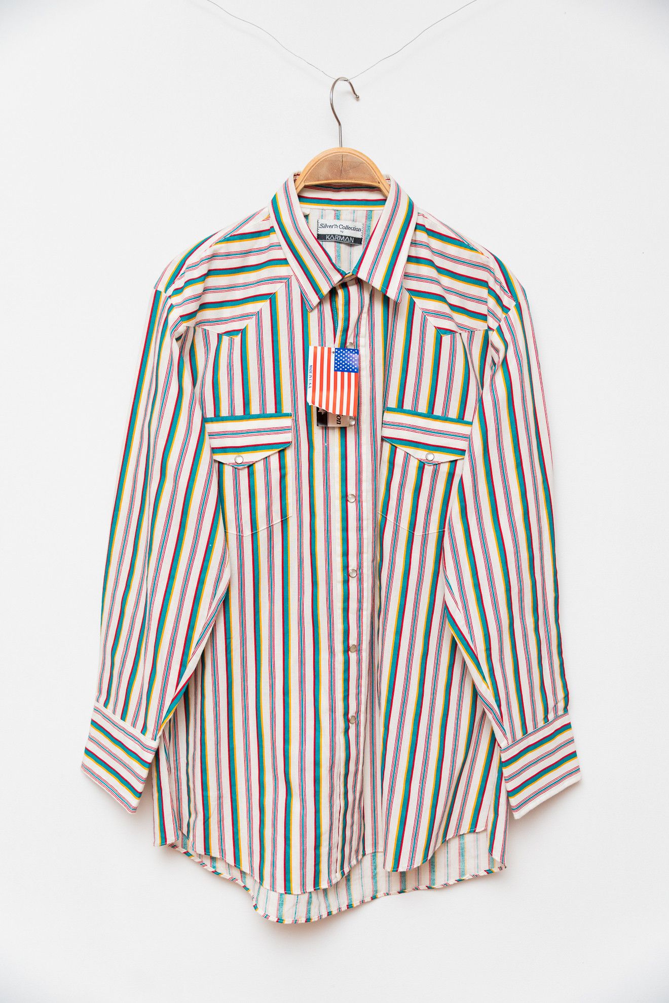 Other DEADSTOCK Vintage Karman Western Shirt Size US L / EU 52-54 / 3 - 3 Thumbnail