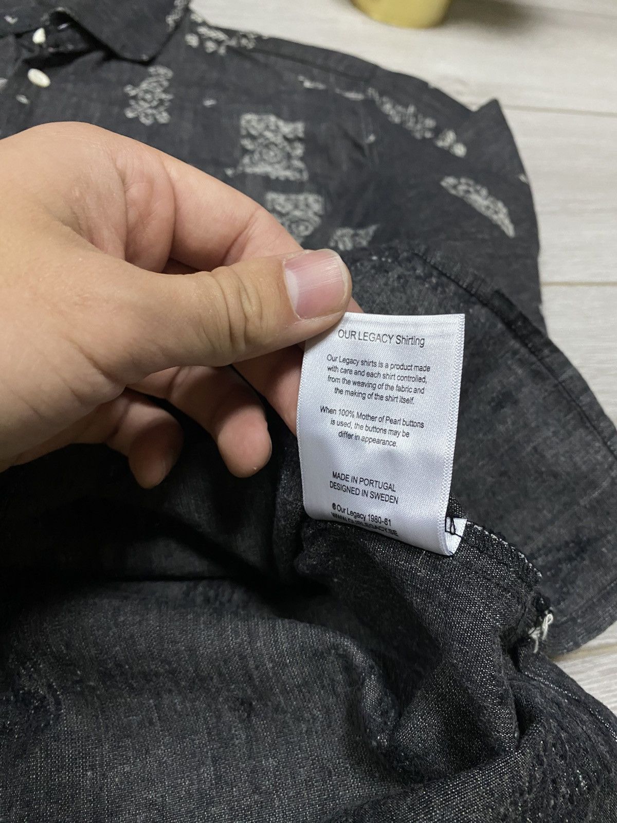 Our Legacy Our Legacy vintage shirt buttons up patterns Size US XS / EU 42 / 0 - 7 Thumbnail