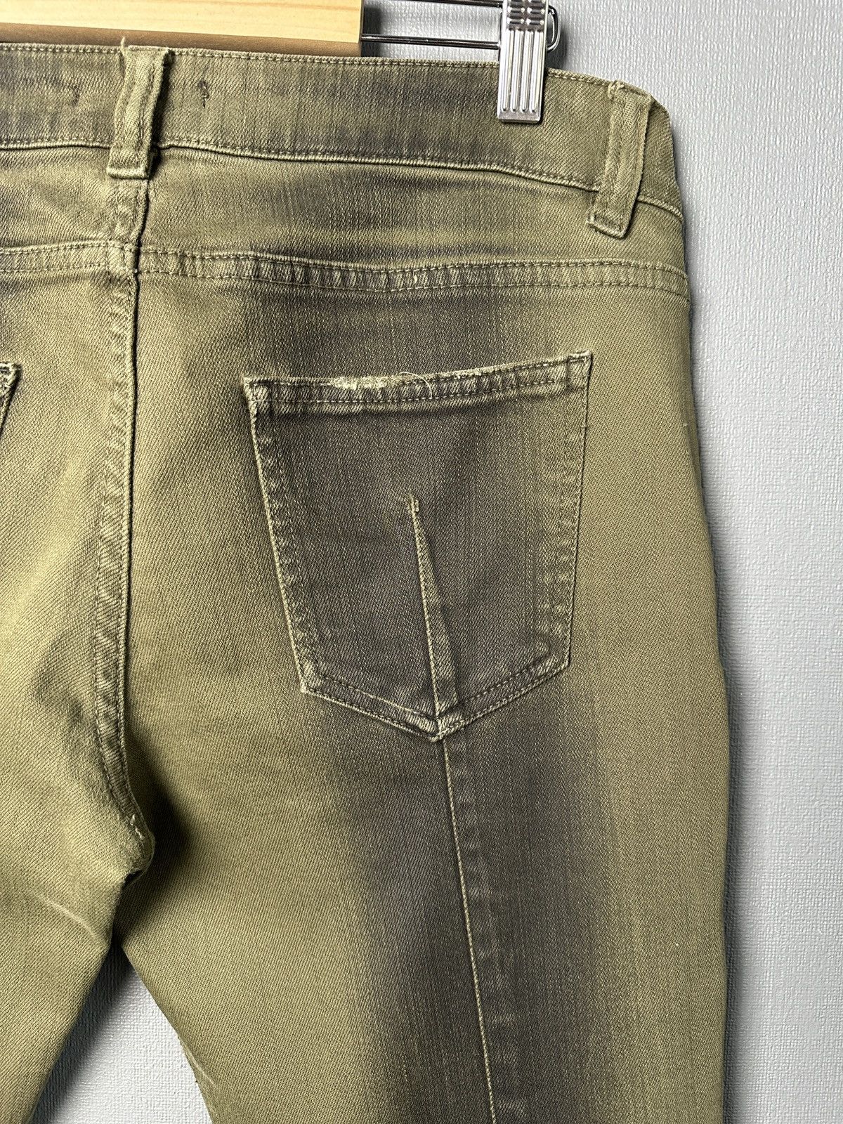 Balmain BALMAIN Paris Ankle Zip Biker Jeans Oil Wash Pants size 44 Size 30" / US 8 / IT 44 - 12 Thumbnail