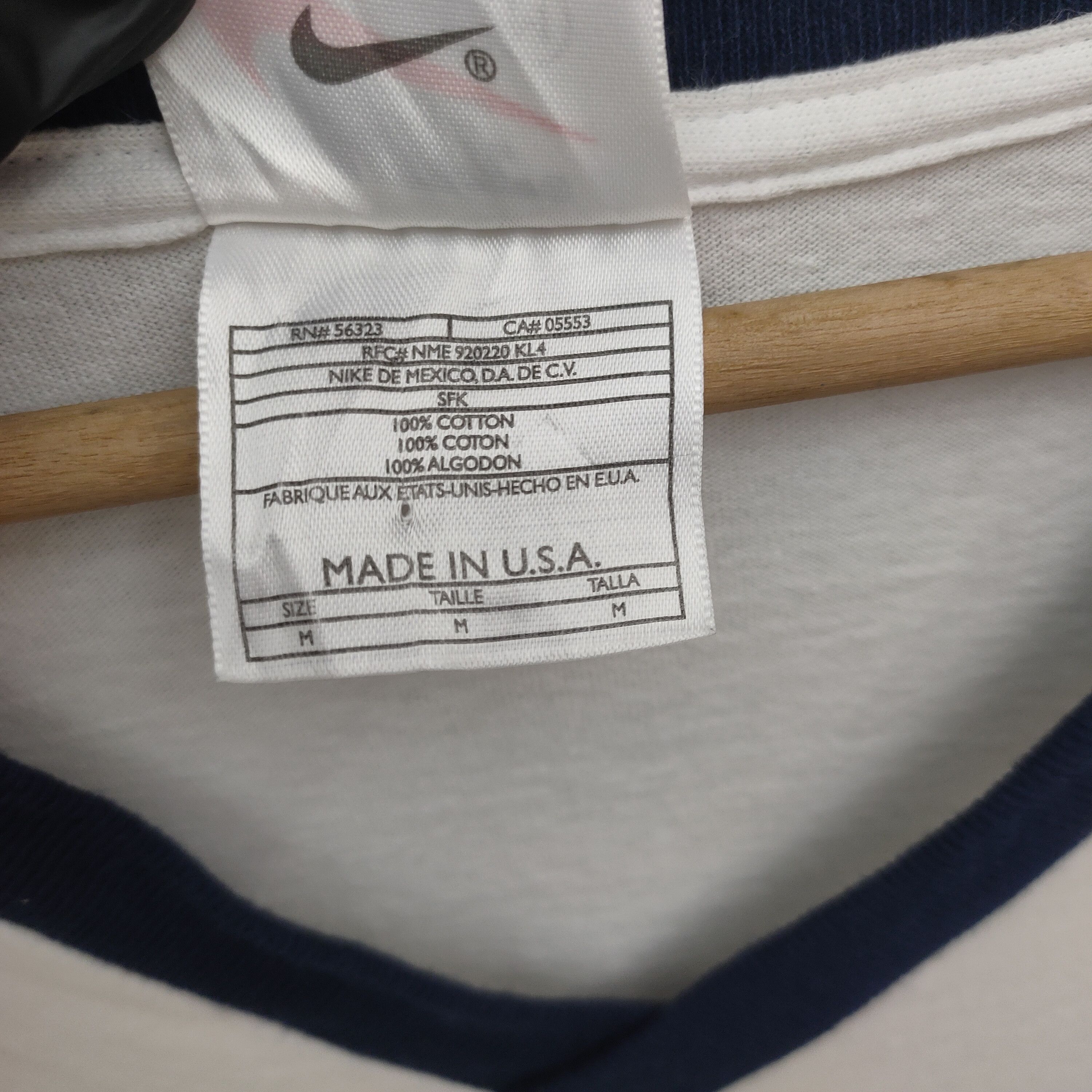 Nike × Vintage 90s Nike tennis tee Size US M / EU 48-50 / 2 - 9 Thumbnail