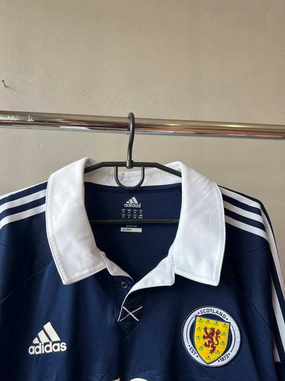 Adidas 2011 SCOTLAND #13 PLAYER ISSUED SOCCER FOOTBALL JERSEY XL Size US XL / EU 56 / 4 - 5 Thumbnail