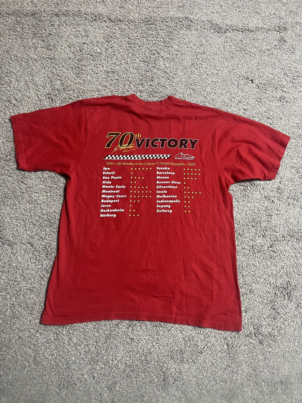 Formula 1 × Vintage FERRARI SCHUMACHER 2003 VINTAGE F1 TEAM WORLD CHAMPION L Size US L / EU 52-54 / 3 - 1 Thumbnail