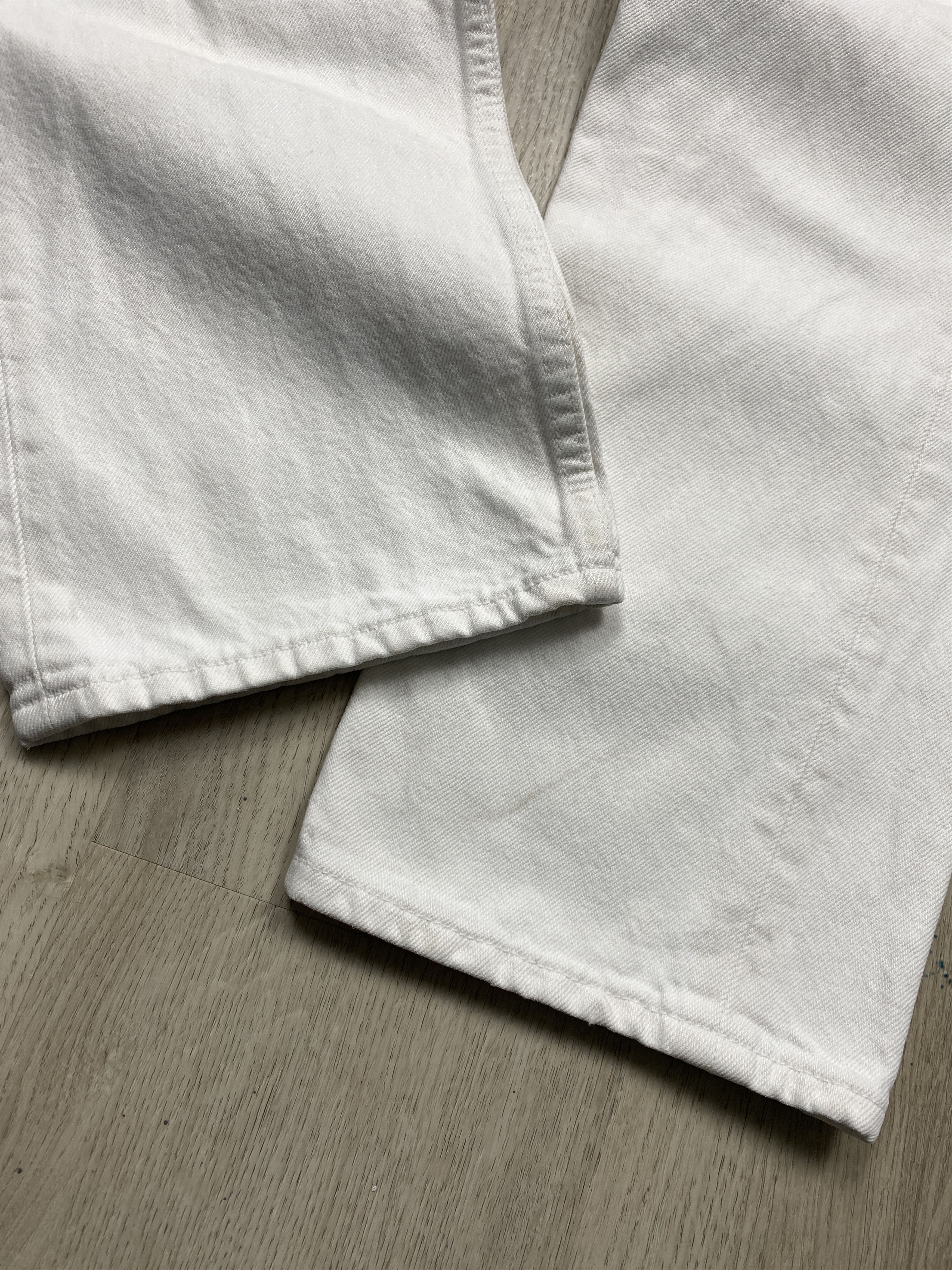 Levi's Levis 501 90s Vintage White Denim Pants Red Tab Jeans Size US 33 - 7 Thumbnail