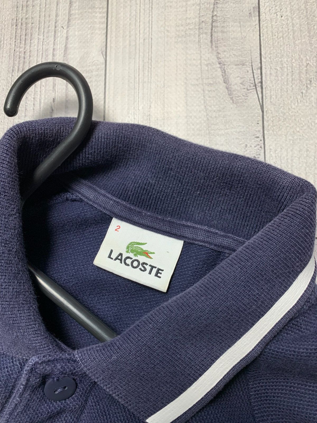 Lacoste × Vintage Vintage Lacoste rugby jersey long sleeve size S logo Size US S / EU 44-46 / 1 - 5 Thumbnail