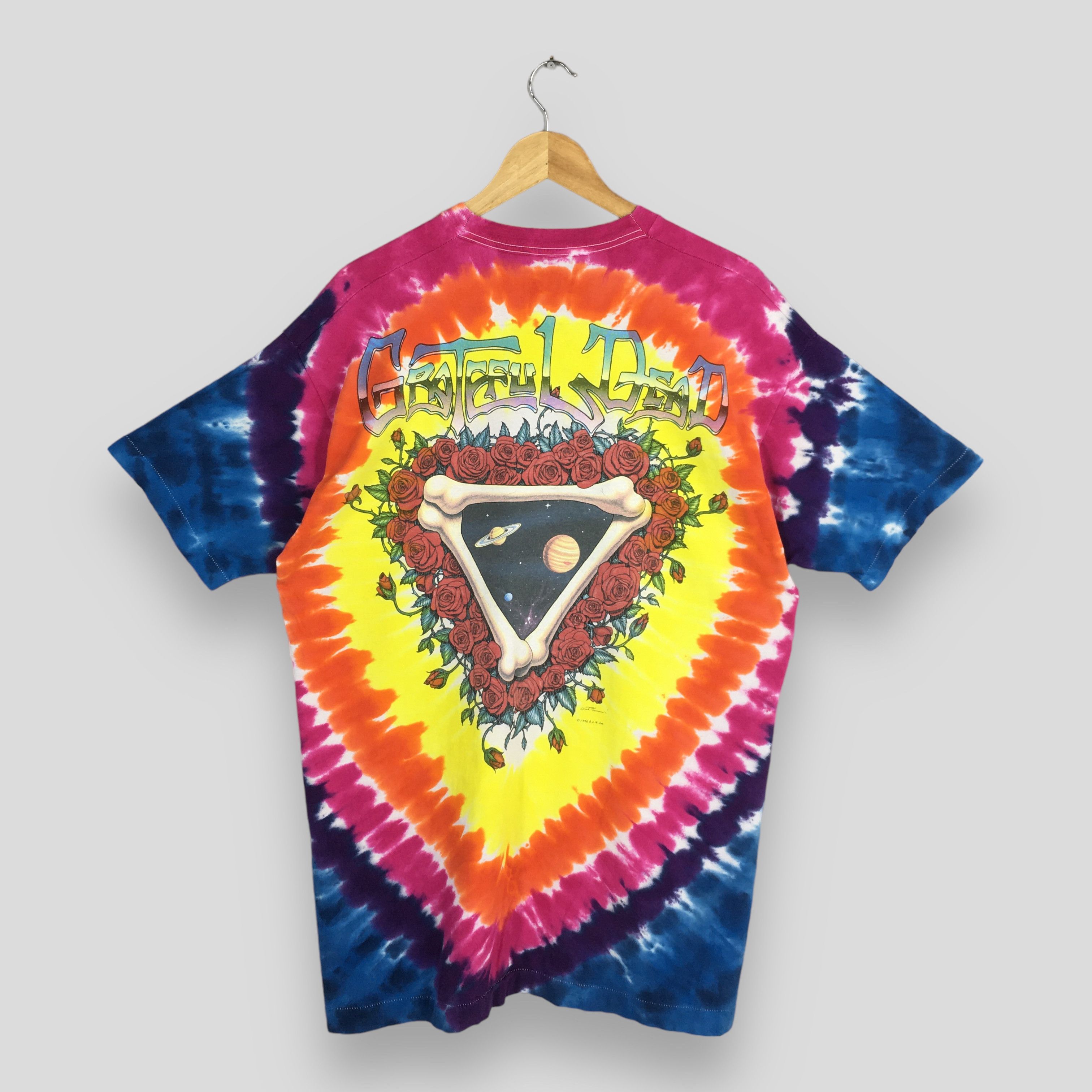 Band Tees Liquid Blue Grateful Dead Rock Tie Dye Tshirt 2XLarge Size US XXL / EU 58 / 5 - 7 Thumbnail