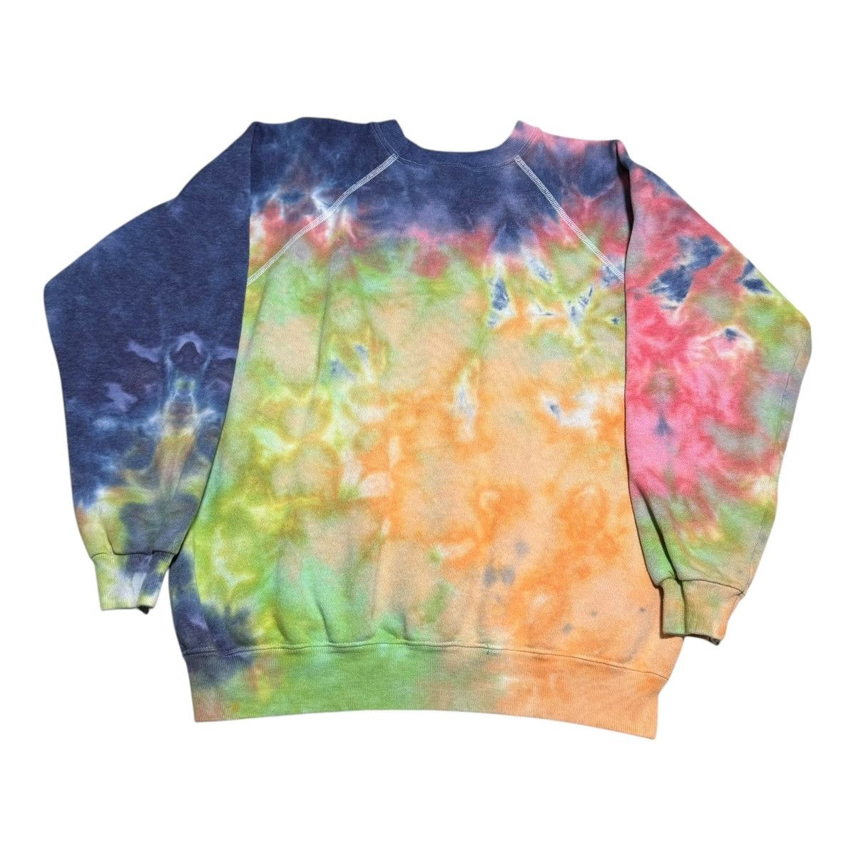 Hanes × Vintage Vintage 80s Florida Flamingo Tye Dye Sweatshirt Adult Small Size US S / EU 44-46 / 1 - 3 Thumbnail