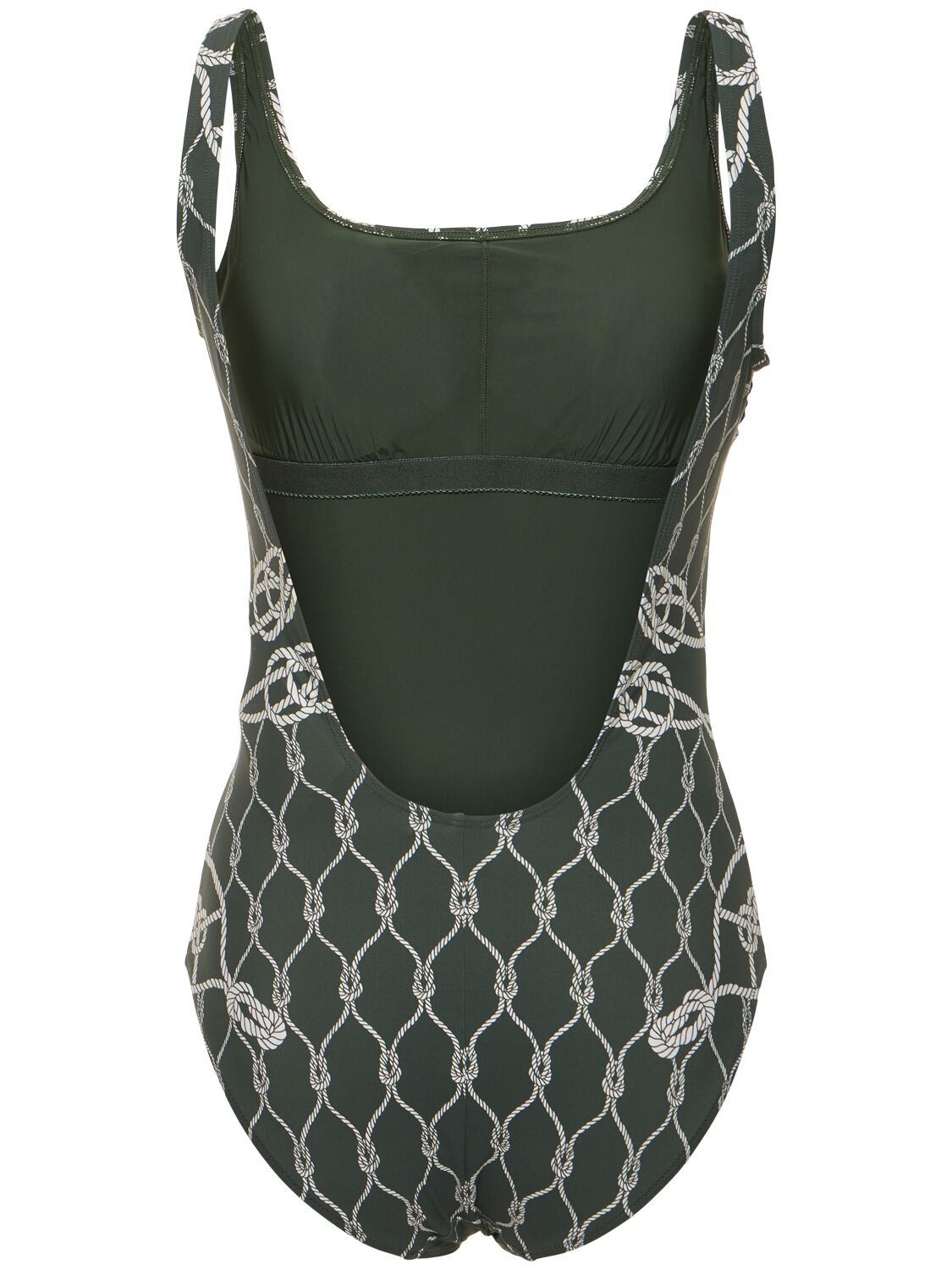 Tory Burch o1s22i1n1024 Floreale Floral Bodysuit in Green Size S / US 4 / IT 40 - 4 Thumbnail