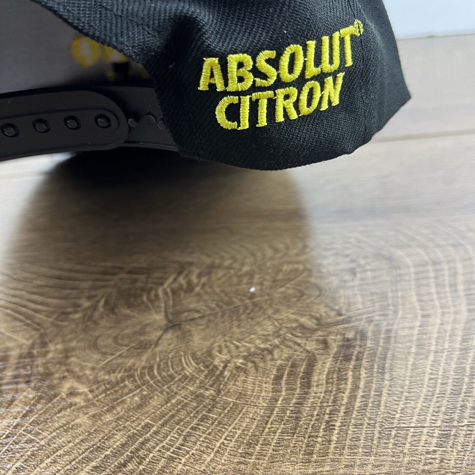 Other Absolut Citron Snapback Hat Black Hat Adjustable Black Adult Size ONE SIZE - 12 Thumbnail