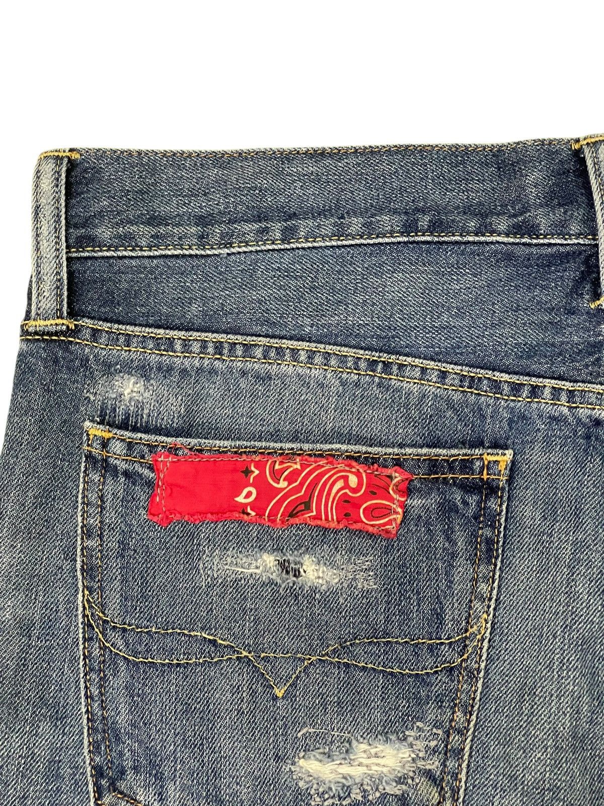 Polo Ralph Lauren New Patchwork Jeans Polo Ralph Lauren Slim Tapered Size US 27 - 18 Thumbnail