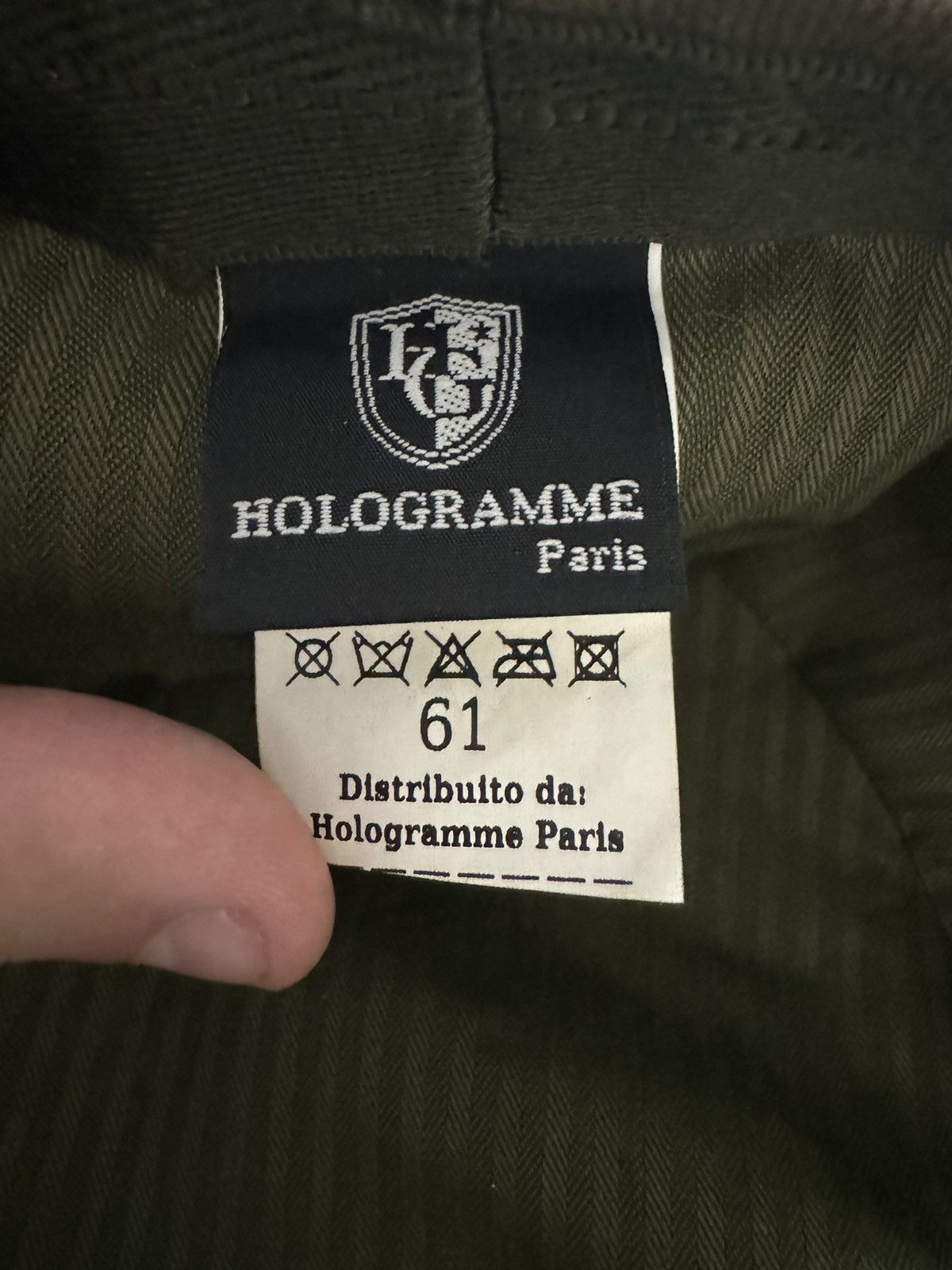 Vintage Hologramme Paris cap hat Size ONE SIZE - 5 Thumbnail