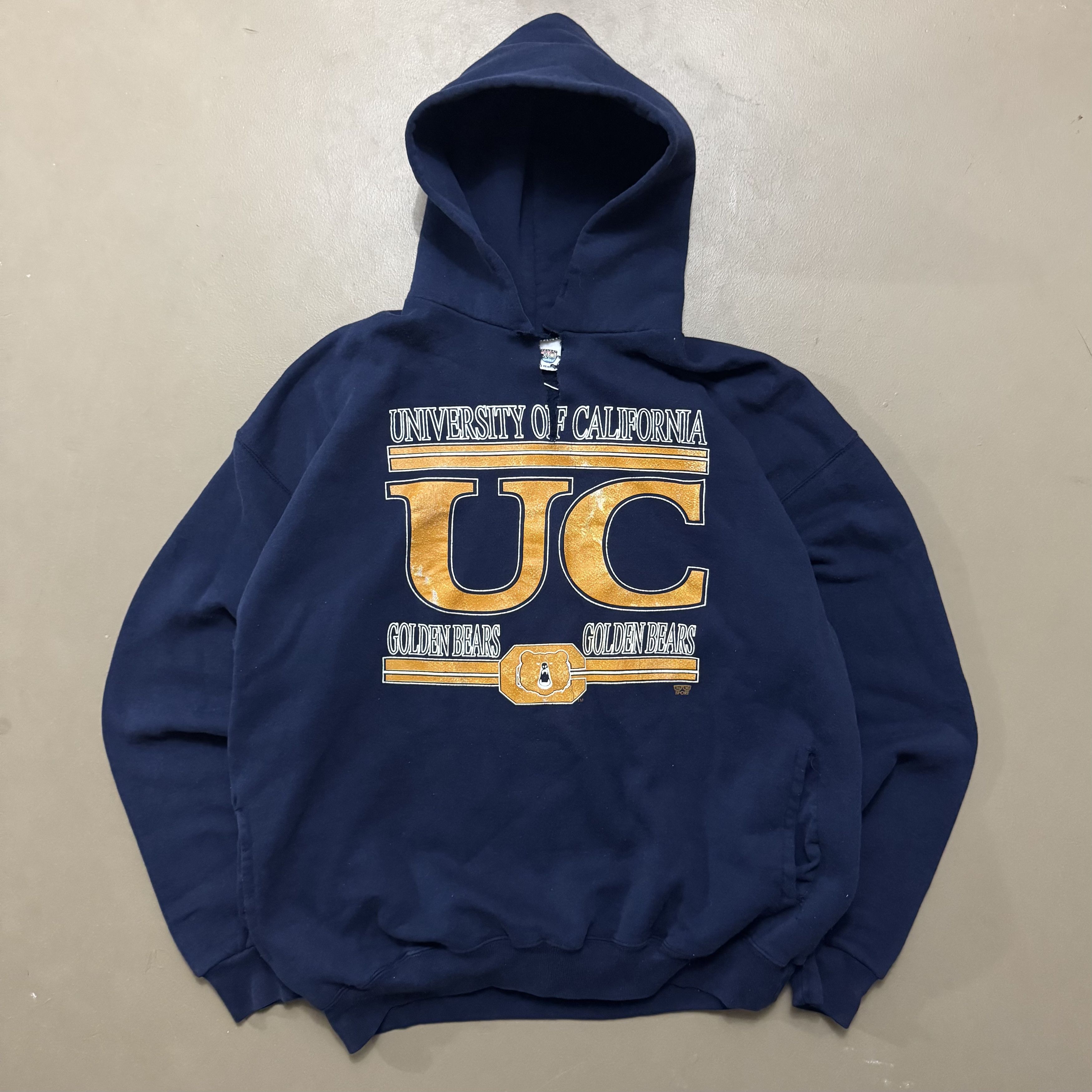 Vintage VTG 90s University of California Golden Bears Hoodie Size US XL / EU 56 / 4 - 1 Thumbnail