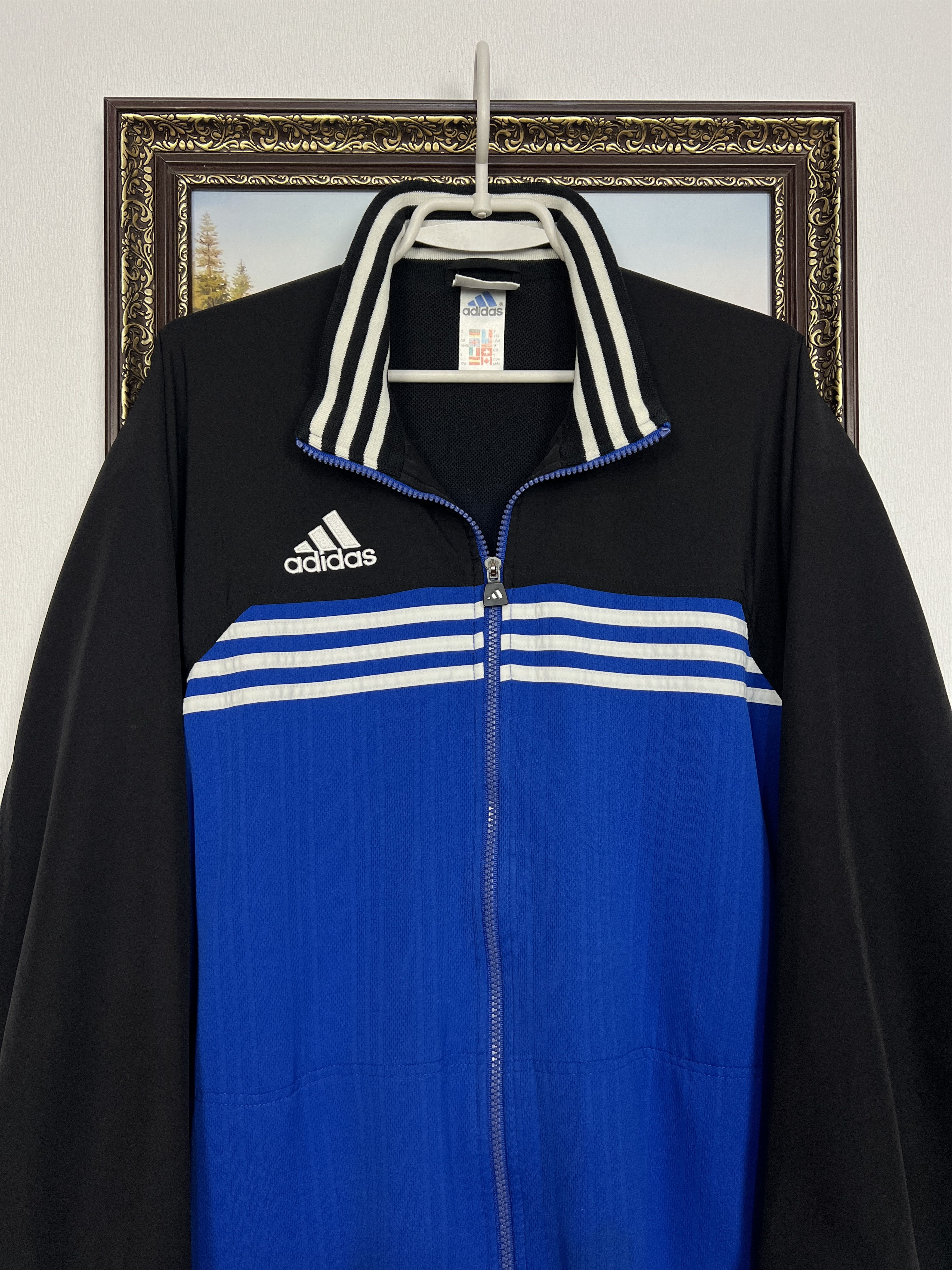 Adidas FC Schalke 04 Football Template Jacket Soccer Track Top Size US M / EU 48-50 / 2 - 2 Thumbnail
