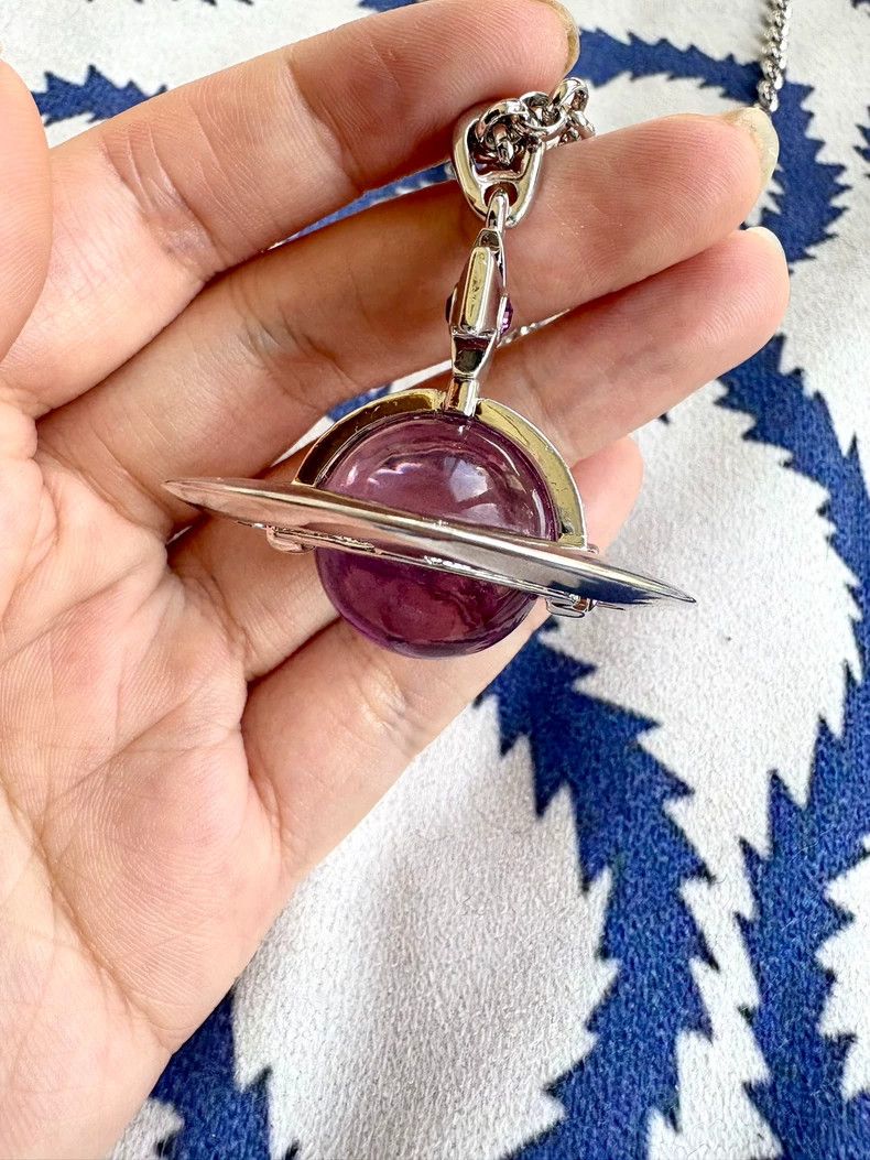Vivienne Westwood Vivienne Westwood Vintage purple planet necklace Size ONE SIZE - 3 Thumbnail