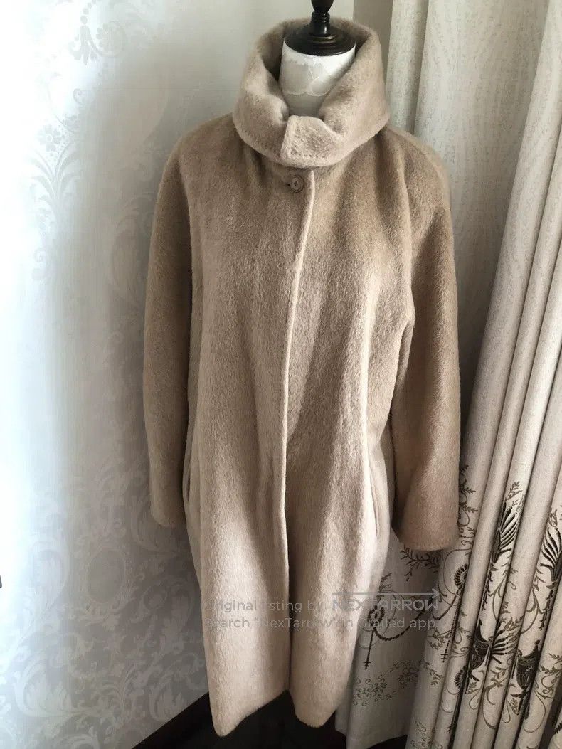 Max Mara Max Mara Alpaca Wool Coat Size S / US 4 / IT 40 - 6 Thumbnail