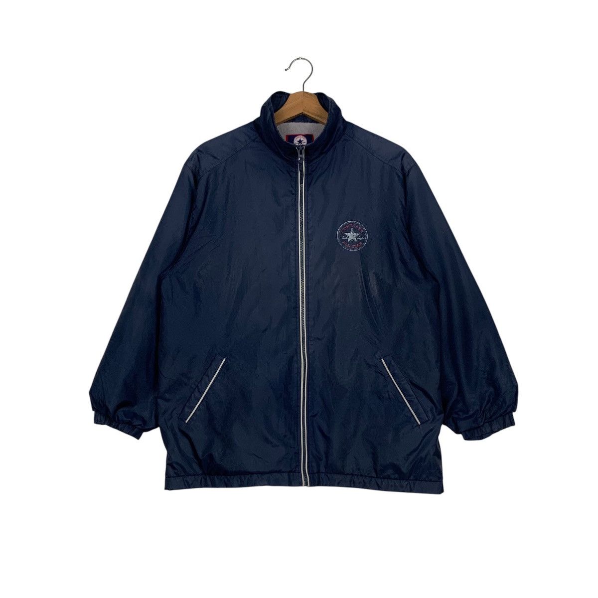 Converse Vintage 90's CONVERSE Big Logo Light Jacket #2787-C126 Size US S / EU 44-46 / 1 - 3 Thumbnail