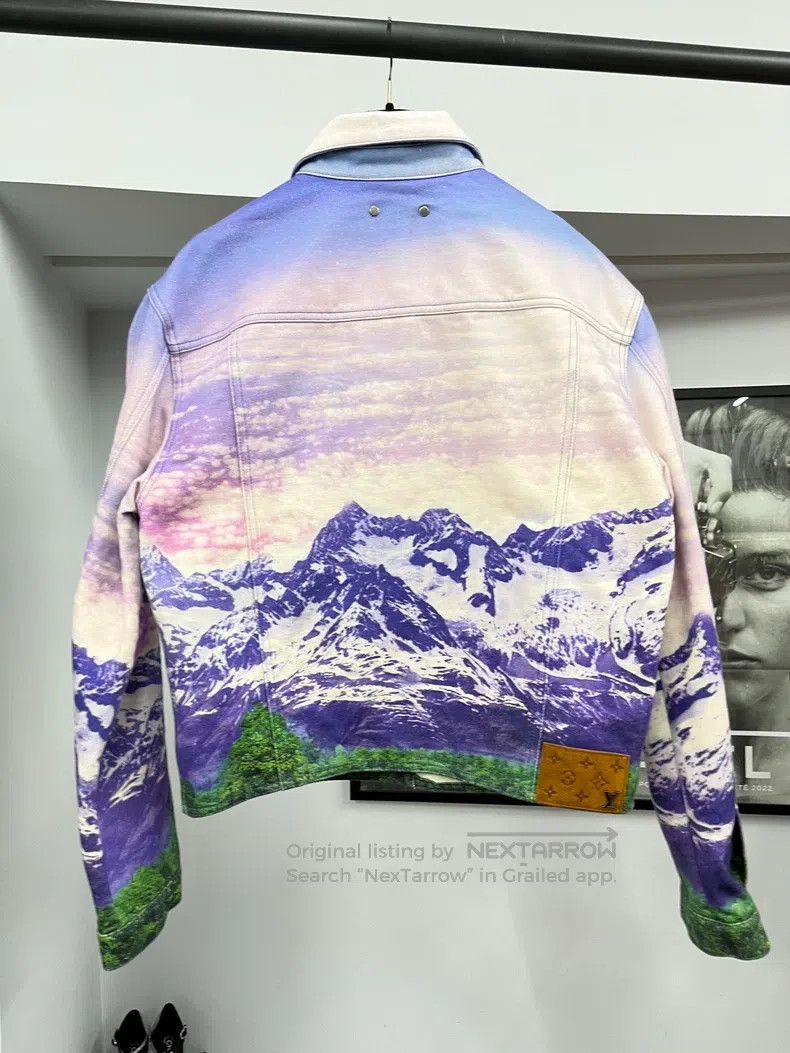 Louis Vuitton Louis Vuitton Gradient Snow Mountain Print Denim Jacket Size US S / EU 44-46 / 1 - 4 Thumbnail