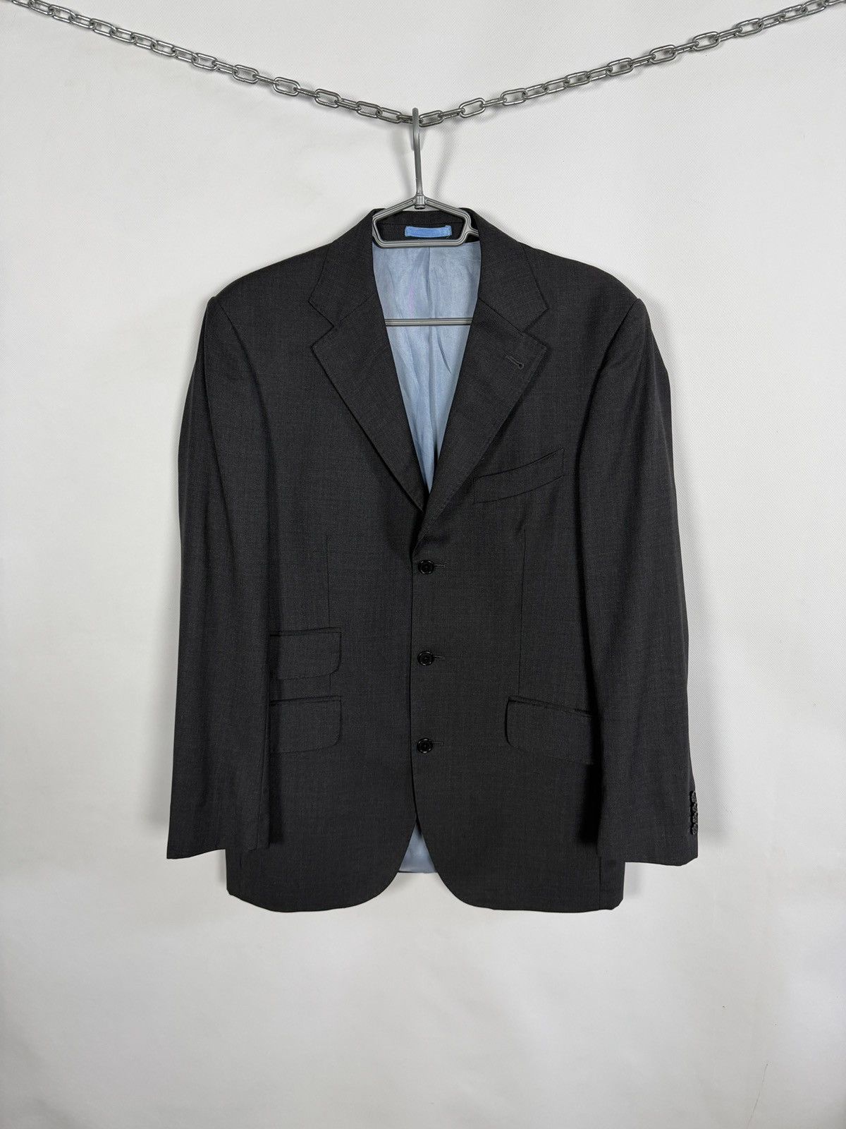 Hackett Men’s Hackett London Three Button Wool Blazer Jacket 42R/52R Size 42R - 1 Thumbnail
