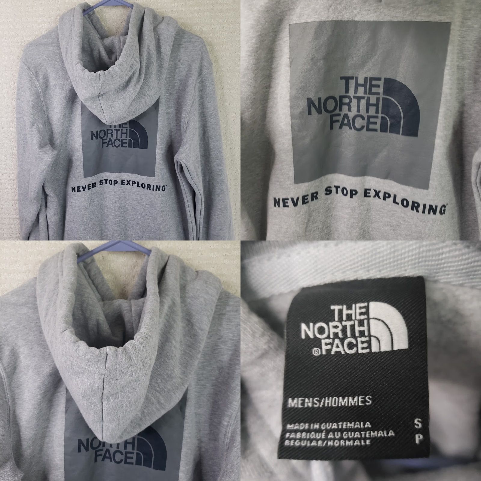 The North Face The North Face Men Hoodie Sweatshirt Gray S Black Logo Pullover All Seasons Activewear Outdoor Casual Comfort Distressed? No, Excellent Condition Size US S / EU 44-46 / 1 - 8 Thumbnail