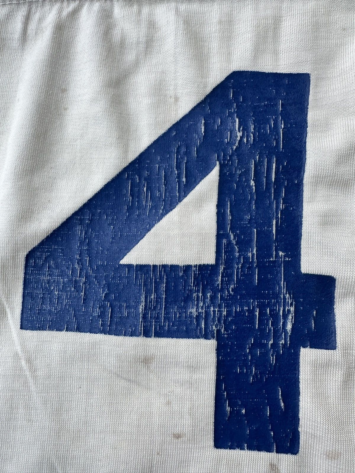 Vintage 60s Dirty Champion Number 43 single stitch football jersey Size US XL / EU 56 / 4 - 5 Thumbnail
