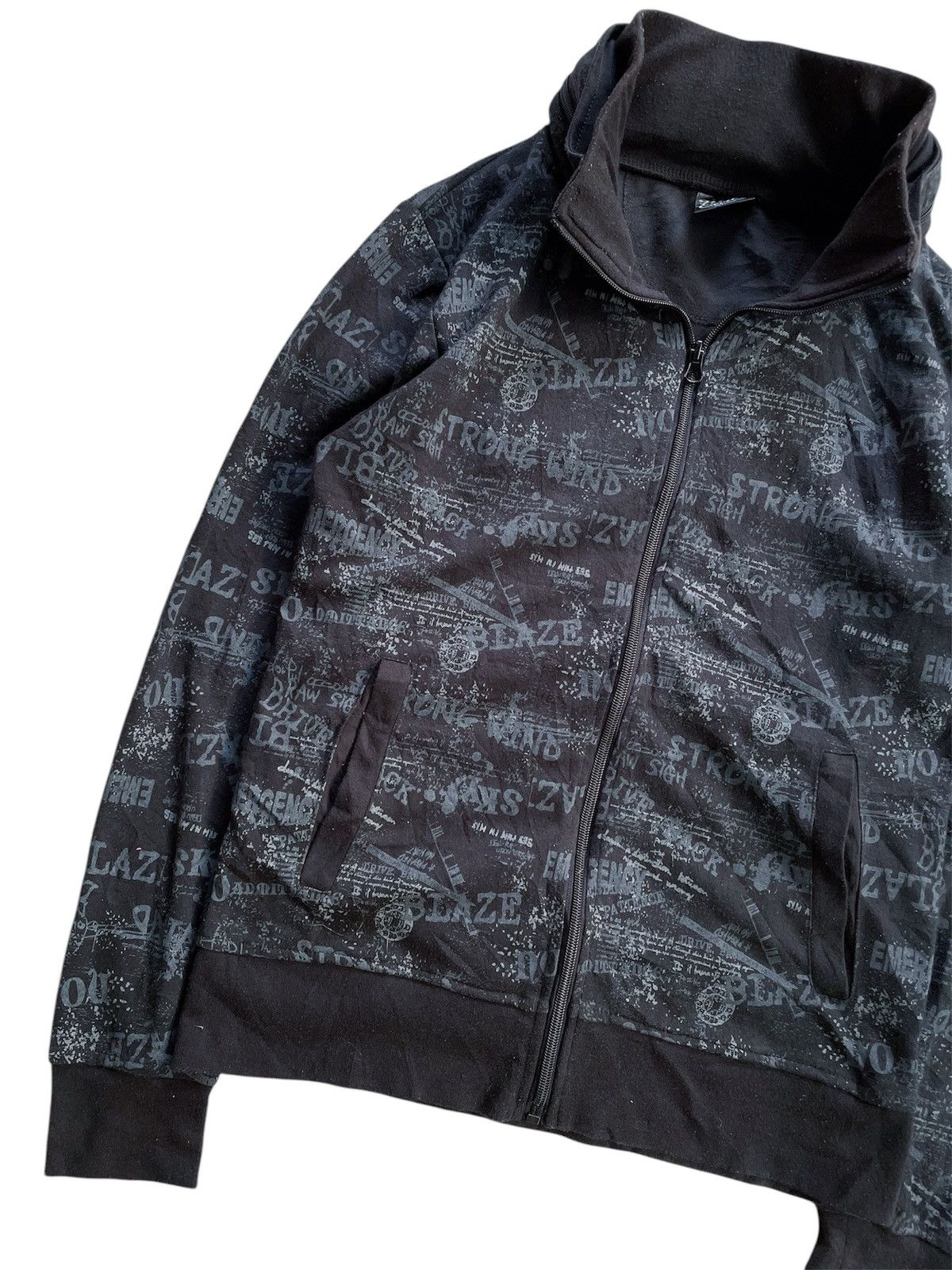 Japanese Brand EXCUSE ART GRAPHIC BONO STYLE ZIP HOODIE Size US M / EU 48-50 / 2 - 6 Thumbnail