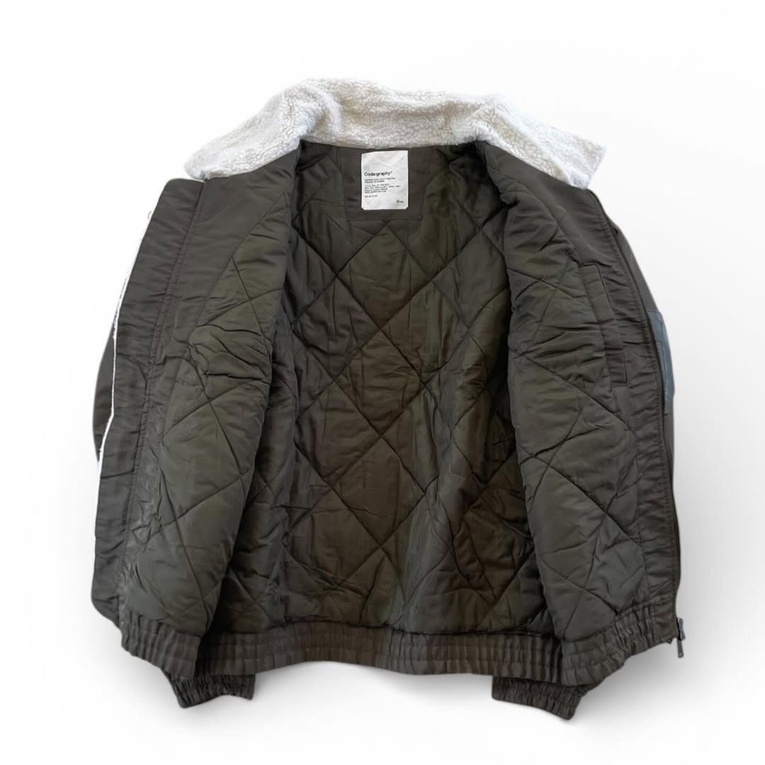 Japanese Brand Codegraphy Fleece Collar 2-WAY Utility MA-1 Jacket Size US M / EU 48-50 / 2 - 11 Thumbnail