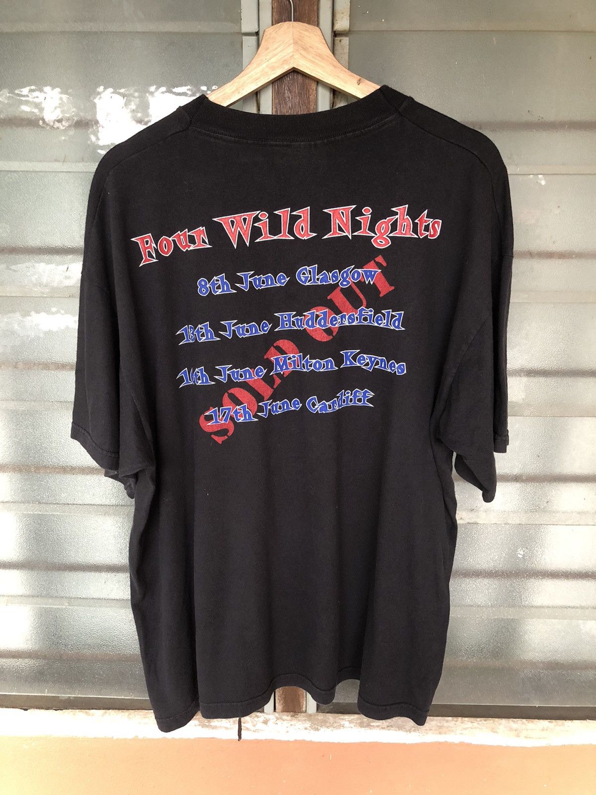 Bon Jovi Vintage Bon Jovi Four Wild Nights 2001 Tour Sold Out Tee Size US XL / EU 56 / 4 - 7 Thumbnail